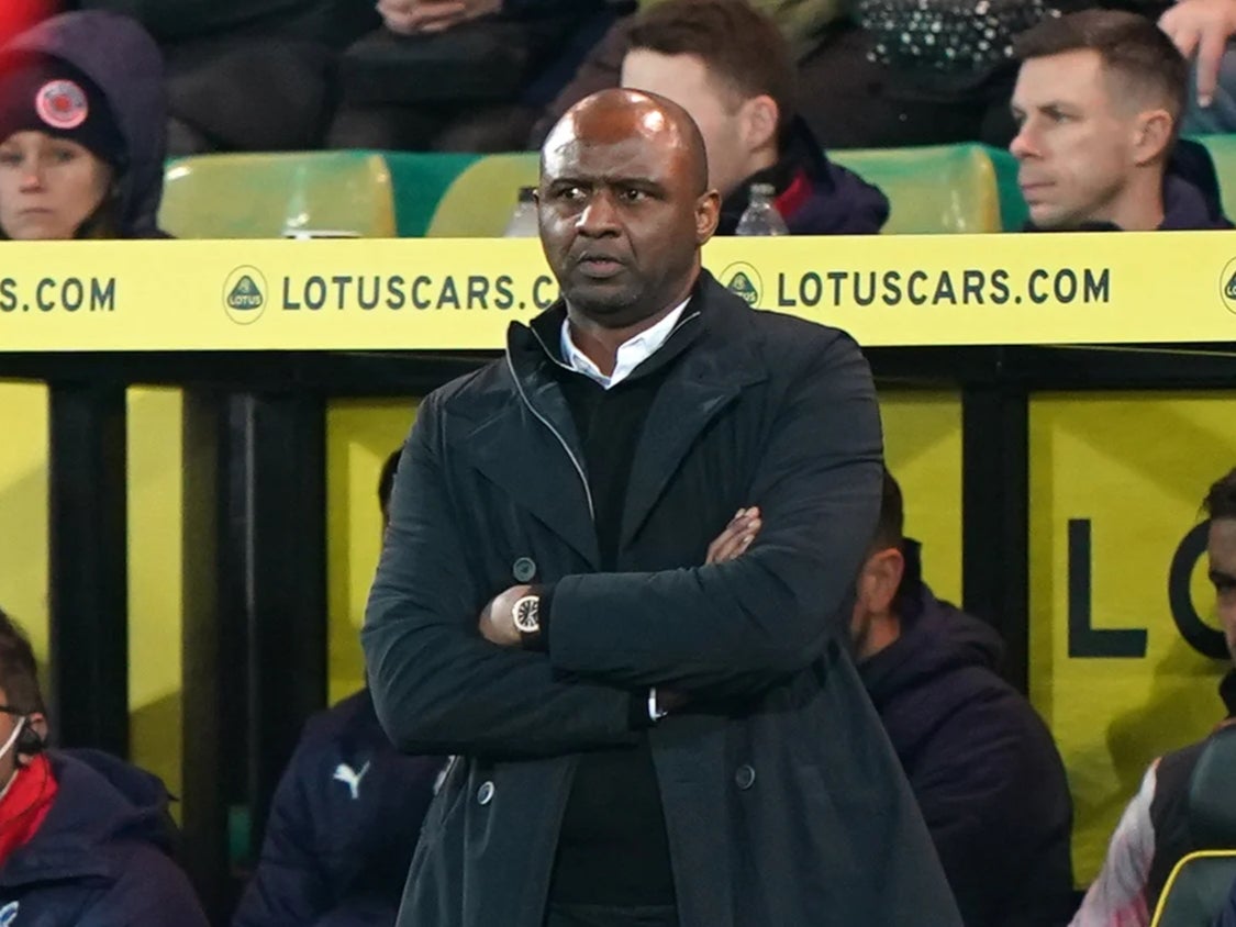 Patrick Vieira (pictured) insists there is no rivalry between himself and Jesse Marsch