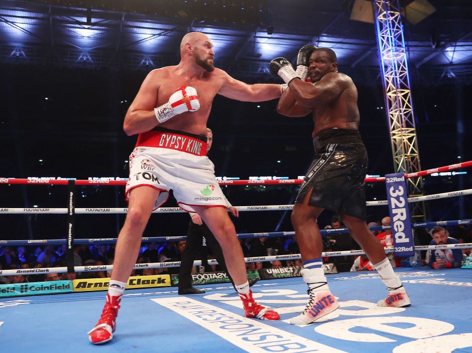 Fury beat Whyte in front of 94,000 at Wembley Stadium