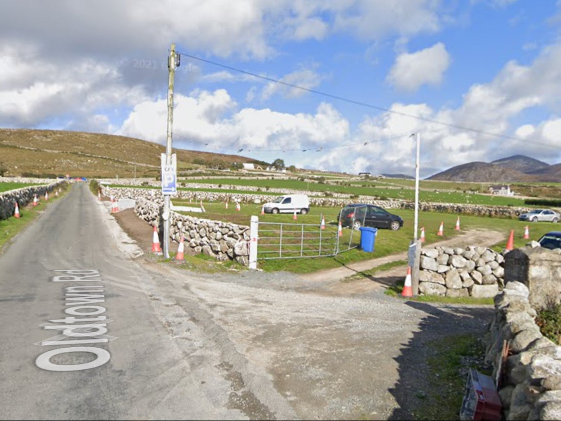 Oldtown Road car park in Annalong