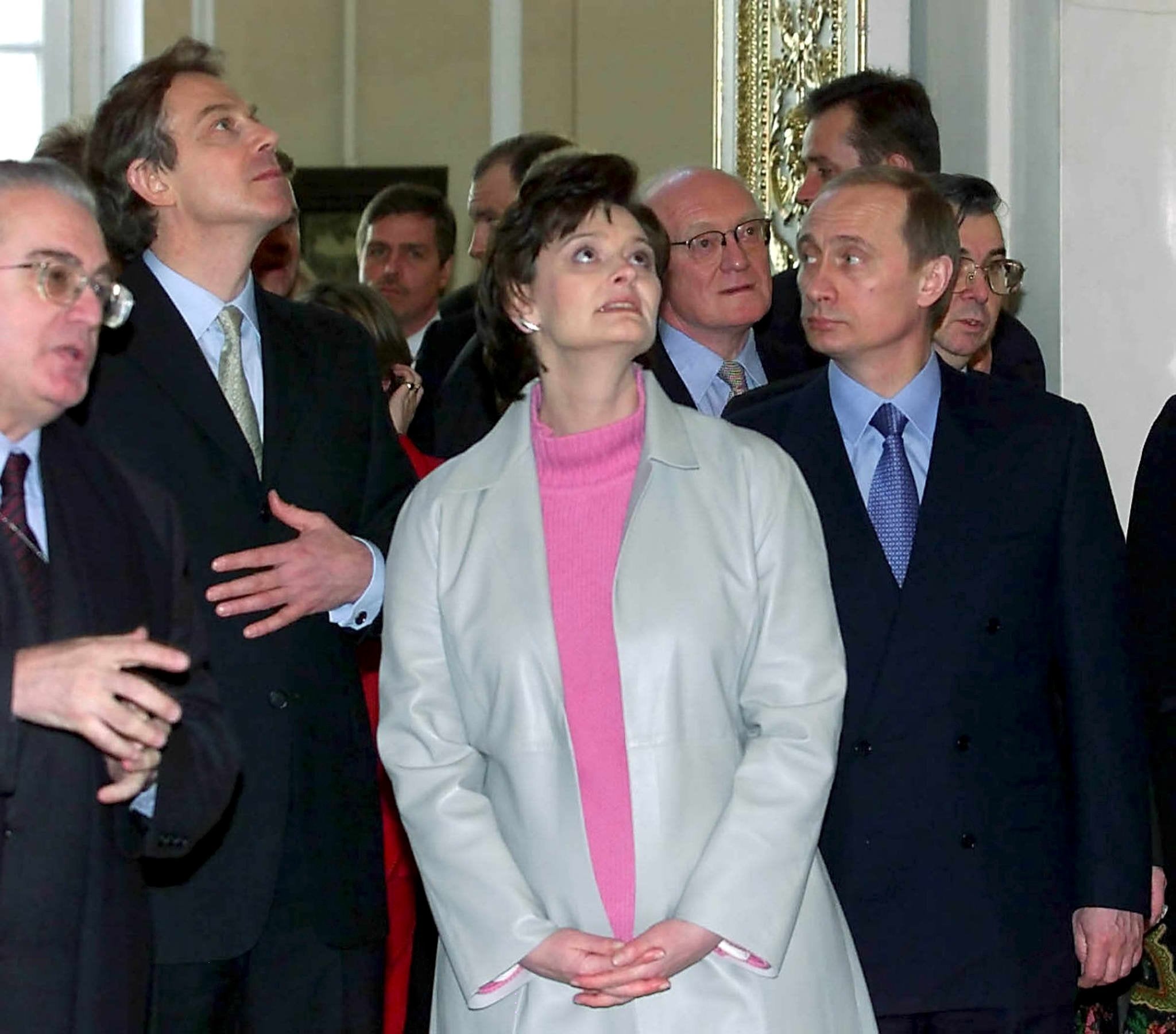 Tony and Cherie Blair visit Putin in 2000