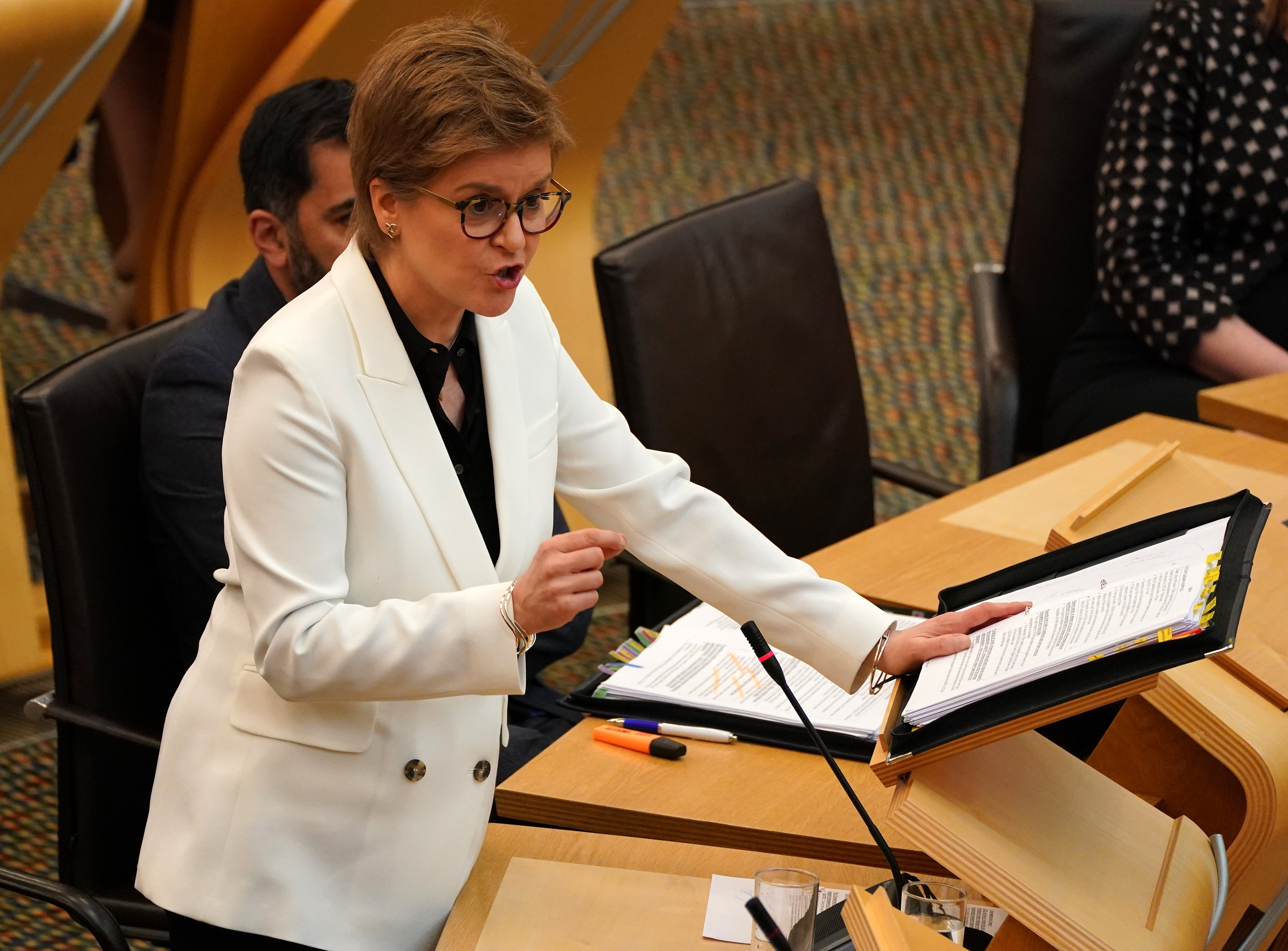 Nicola Sturgeon was speaking during the STUC Congress in Aberdeen (Andrew Milligan/PA)