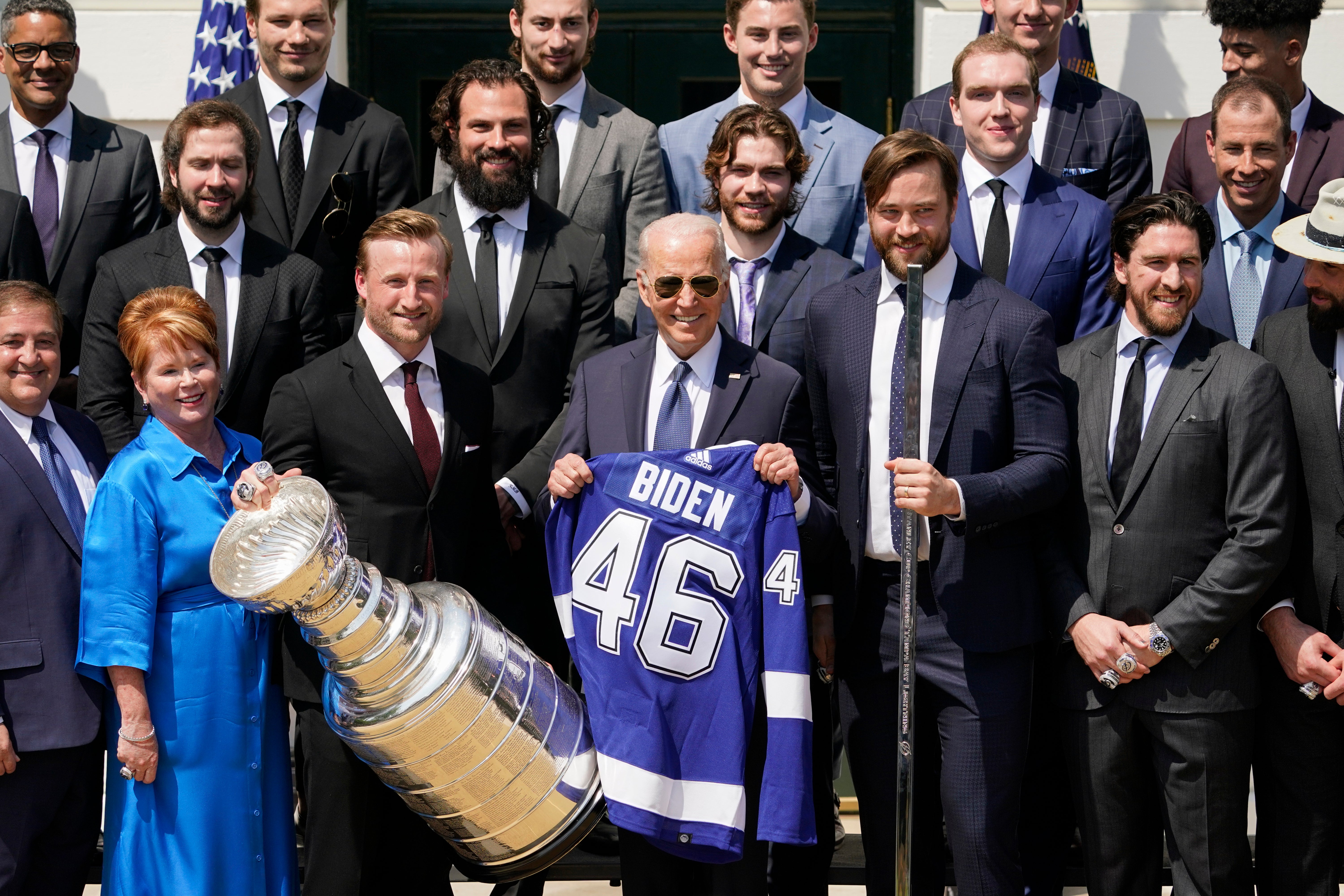 Biden Lightning Hockey