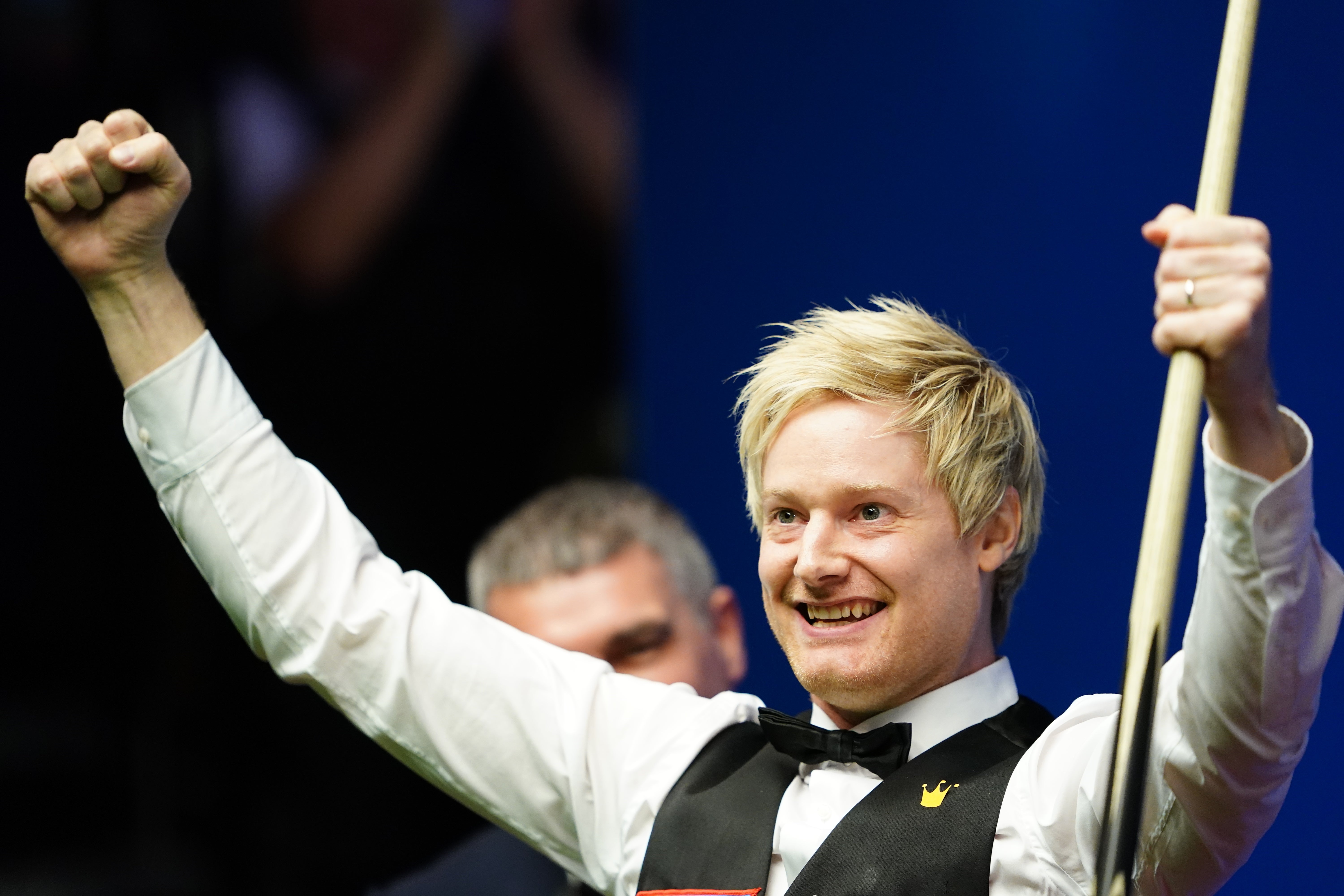 Neil Robertson fired a 147 but crashed out to Jack Lisowski (Zac Goodwin/PA)