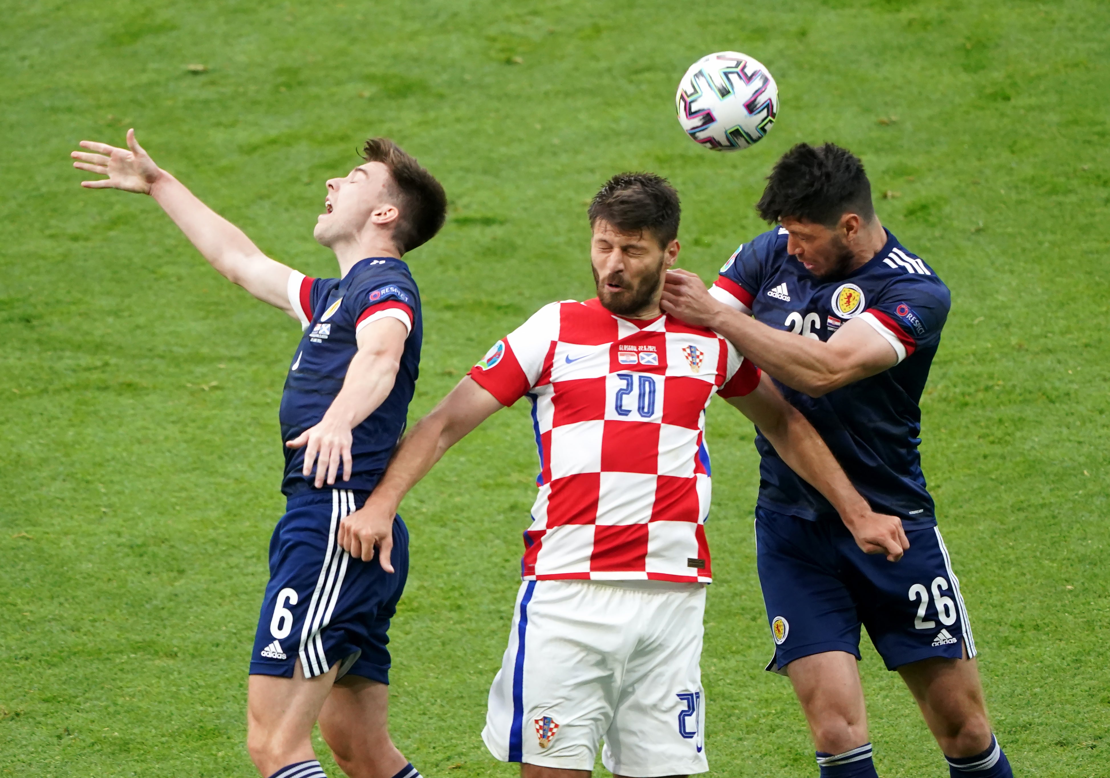 Professional football has been linked with an increased risk of dementia through heading the ball and concussions received during games (Owen Humphreys/PA)