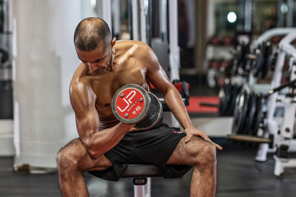 Amir in the gym (Snhfoto/PA Real Life)