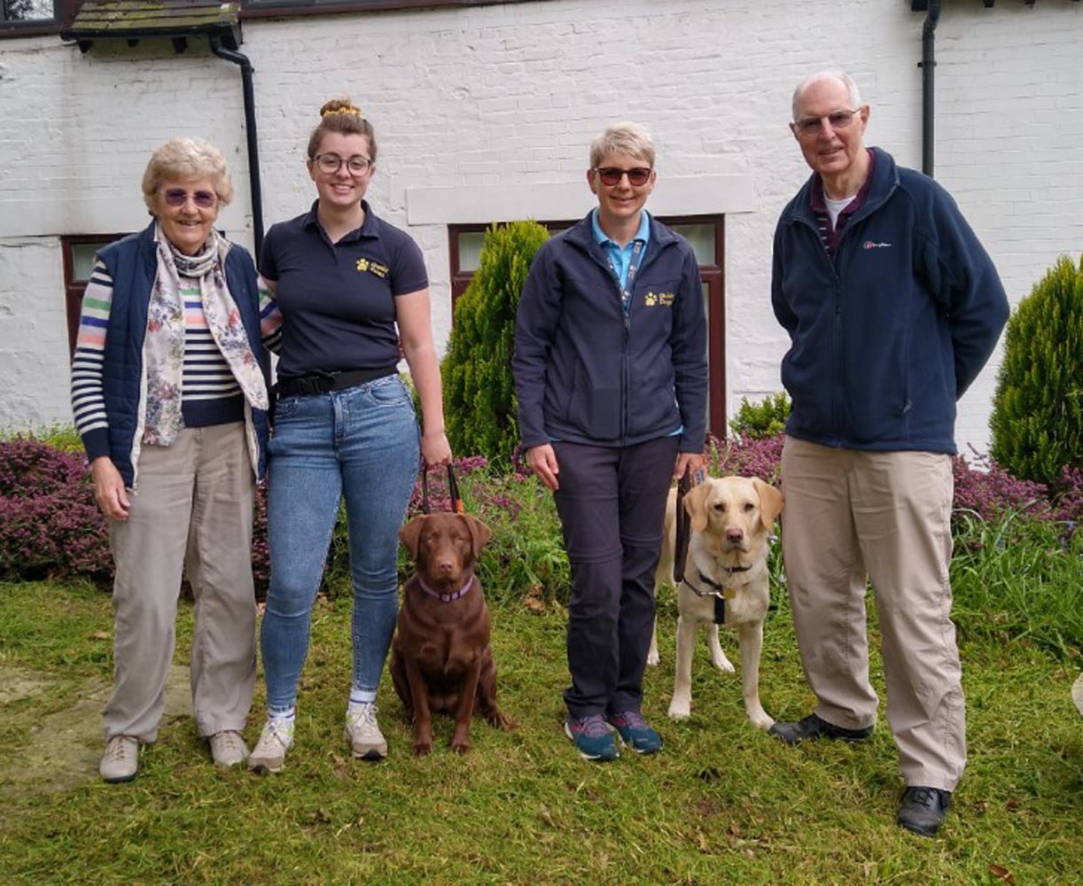 Andrew and Jan Copson with Liz and Gemma Eley (Collect/PA Real Life)