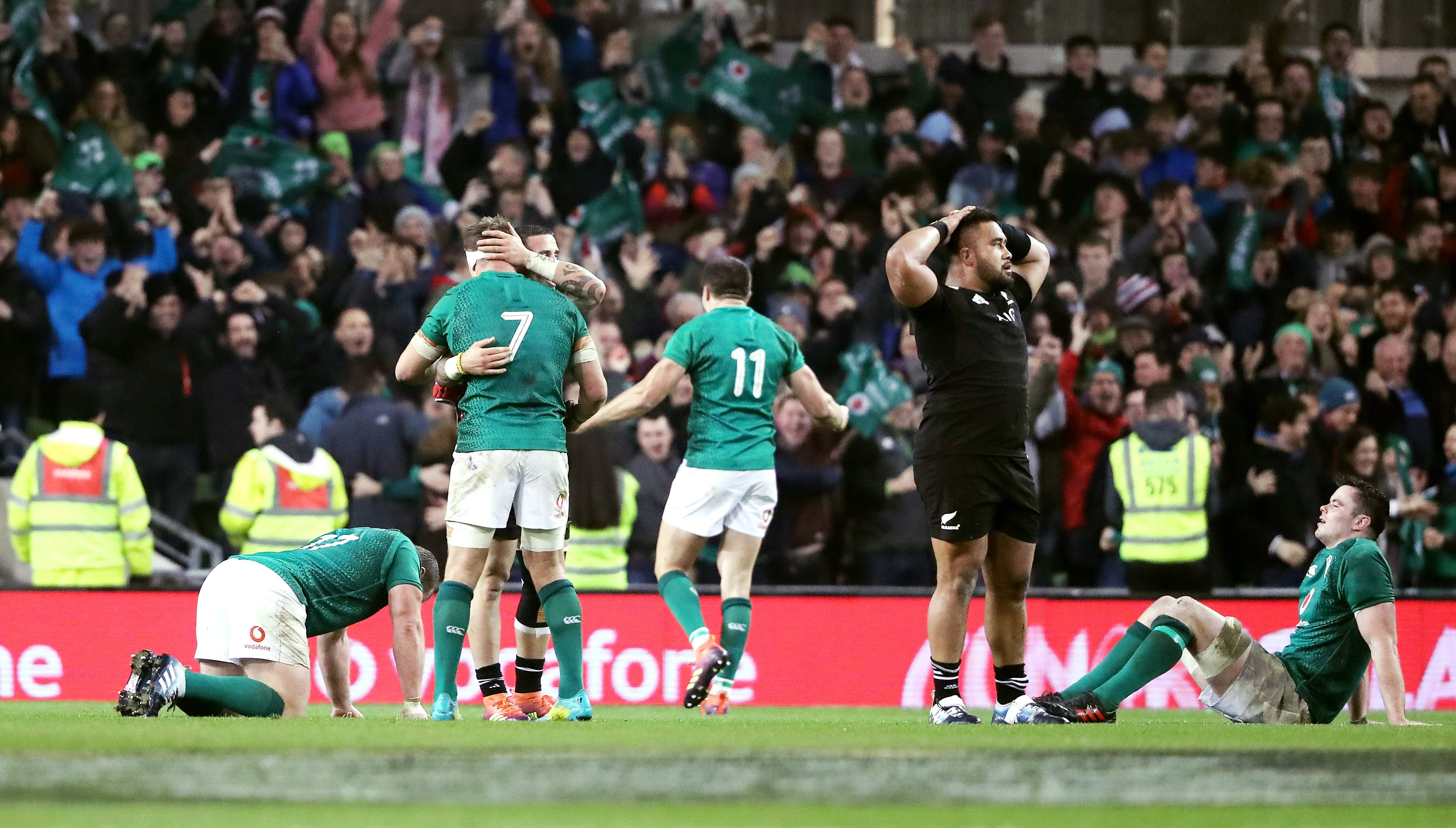 The Irish have beaten the All Blacks on three occasions in recent years (Niall Carson/PA)