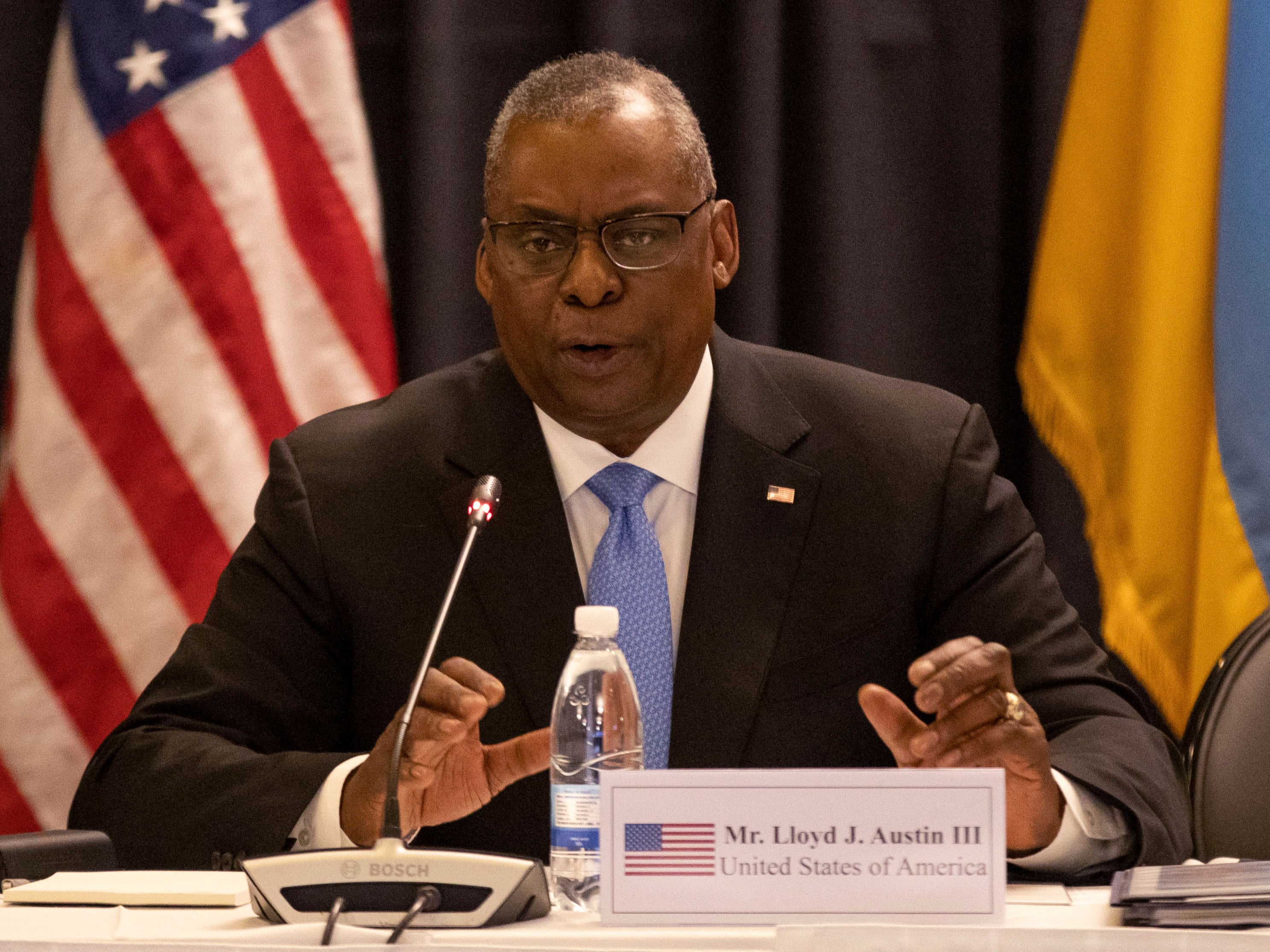 US Defence Secretary Lloyd Austin has said Washington wants to degrade Russia’s military