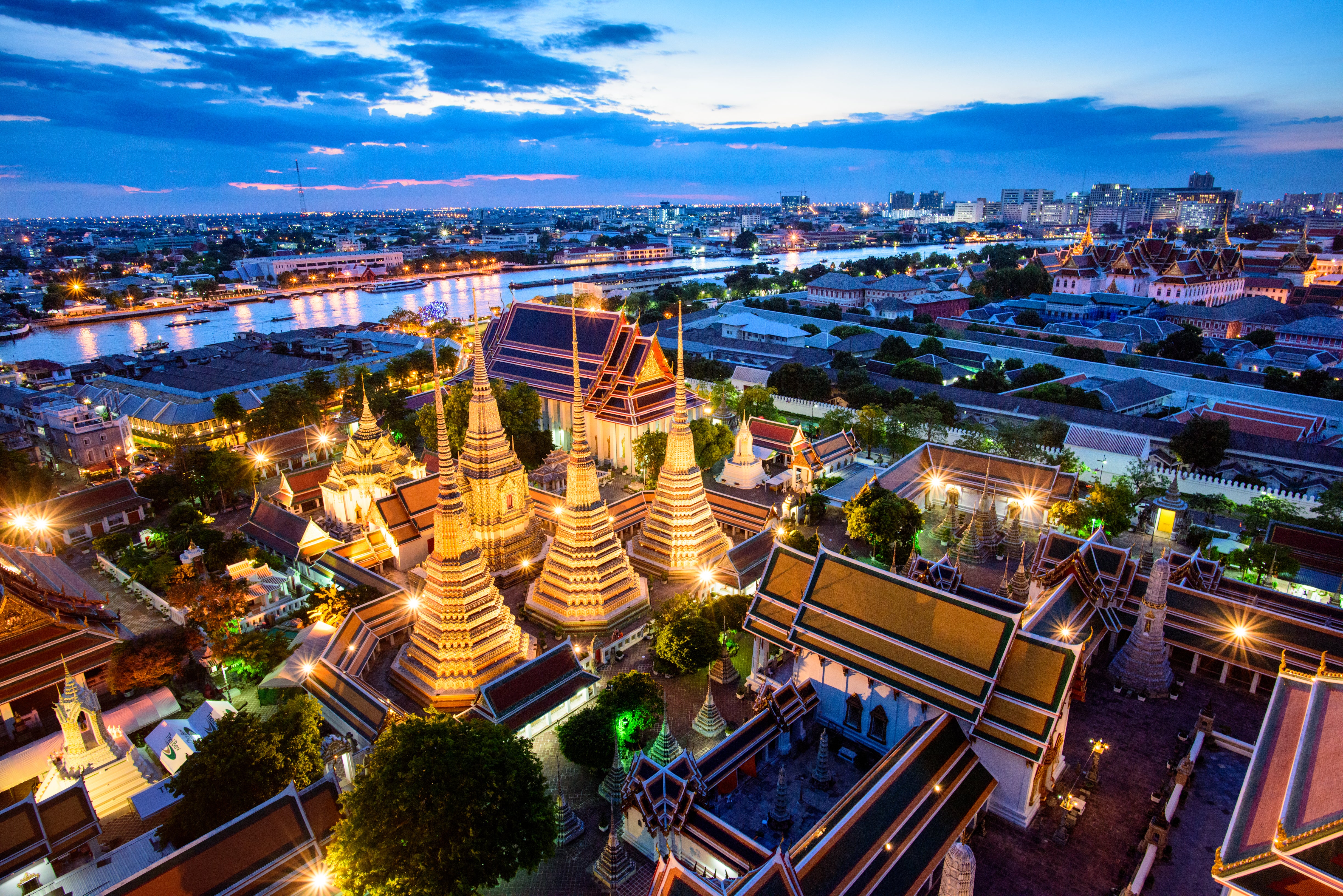 Religious idylls: the Wat Pho temple complex