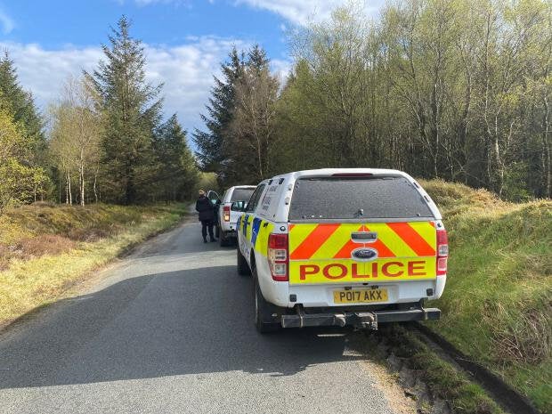 Police are searching an area of the forest in Bolton-by-Bowland in the search for missing Katie Kenyon