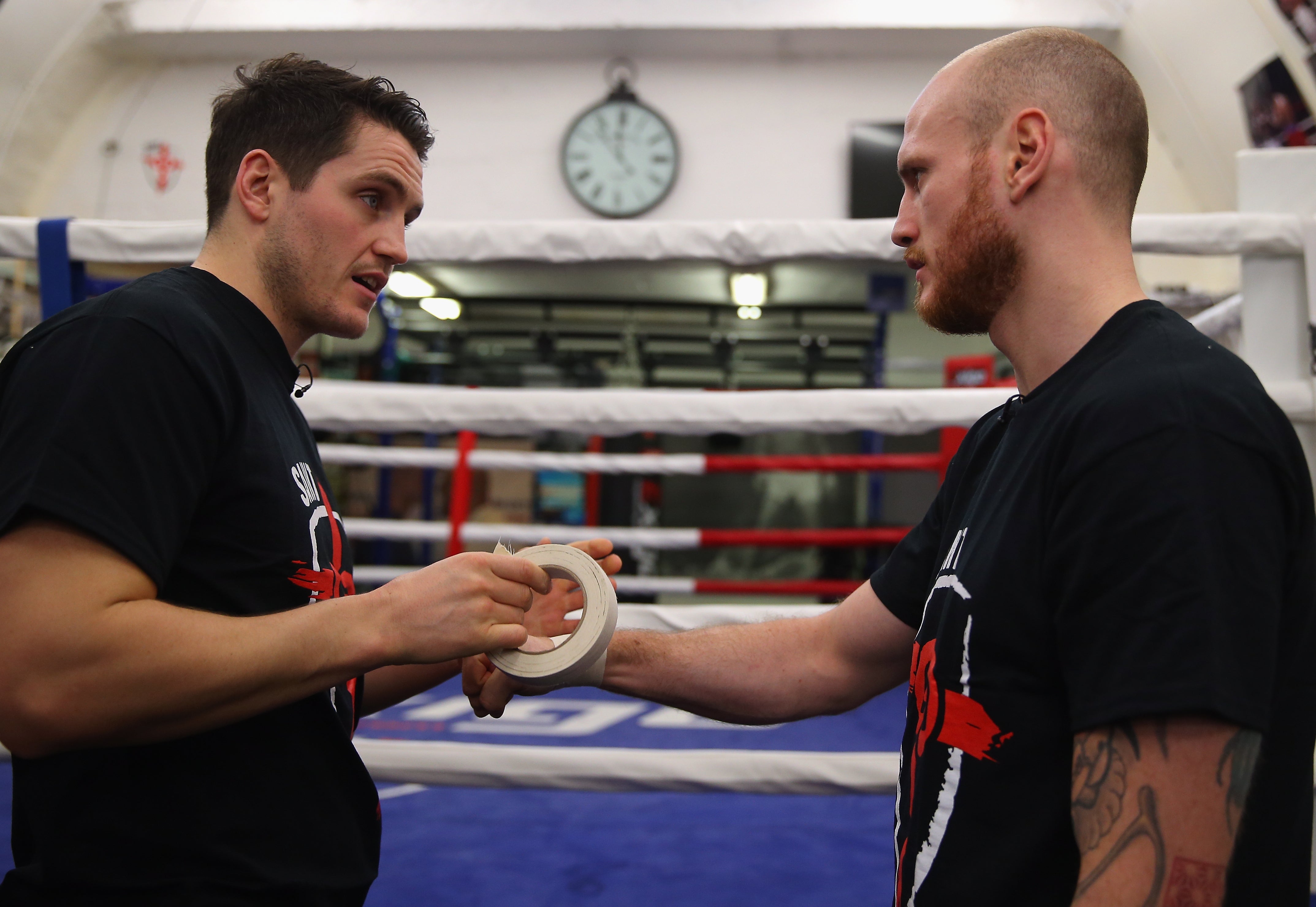 McGuigan with George Groves in 2016