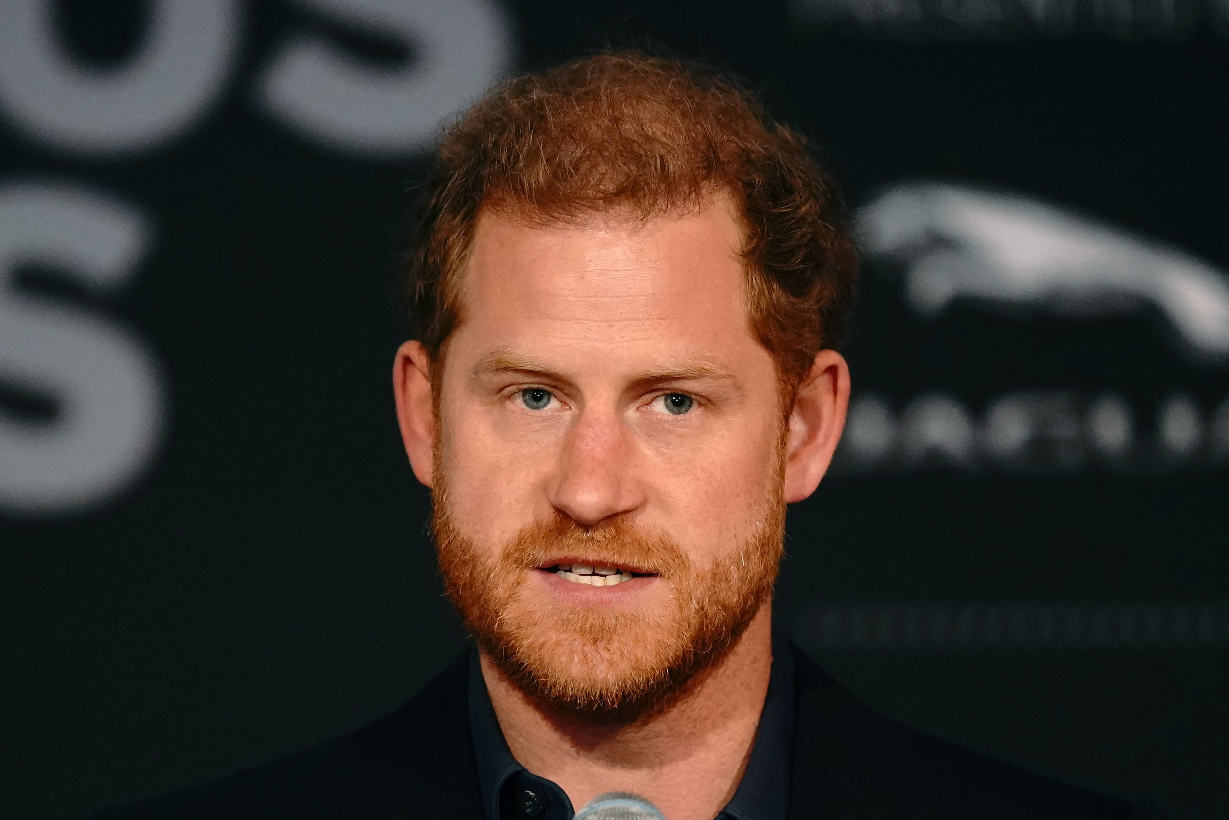 The Duke of Sussex speaking during the Invictus Games in The Hague, Netherlands. Picture date: Friday April 22, 2022 (Aaron Chown/PA)