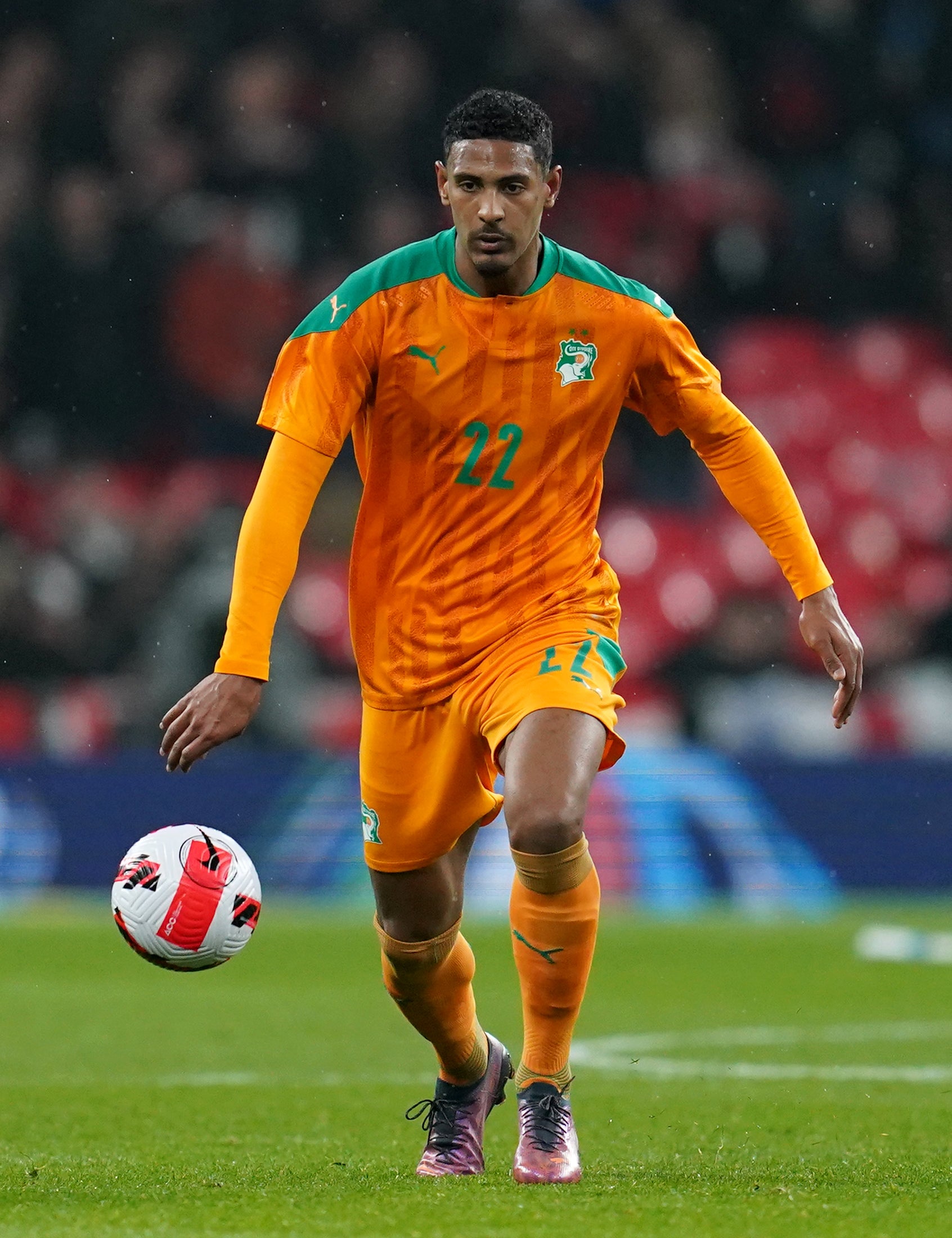 Sebastien Haller in action for Ivory Coast (Nick Potts/PA)