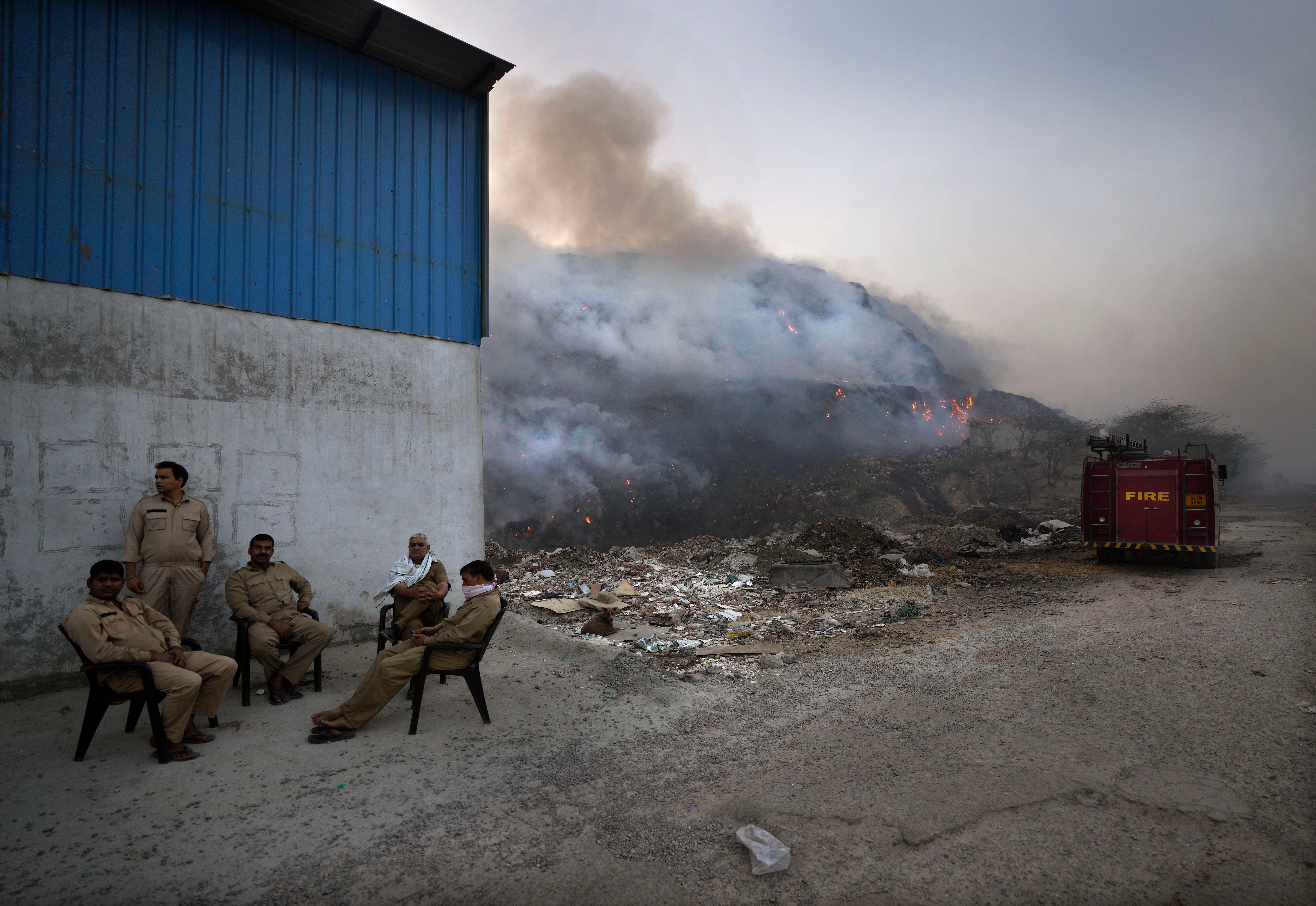 India Landfill Fire