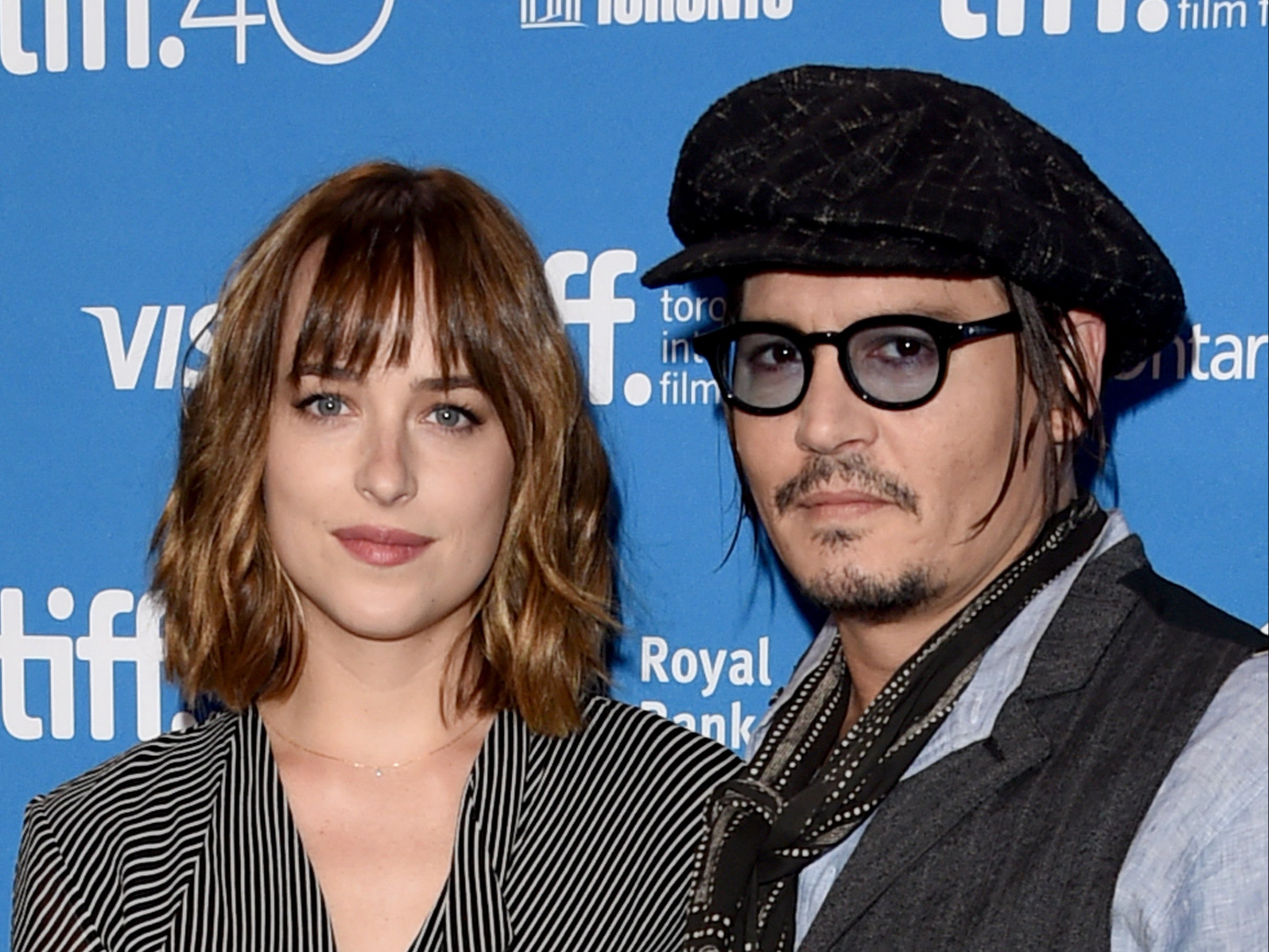 Dakota Johnson and Johnny Depp