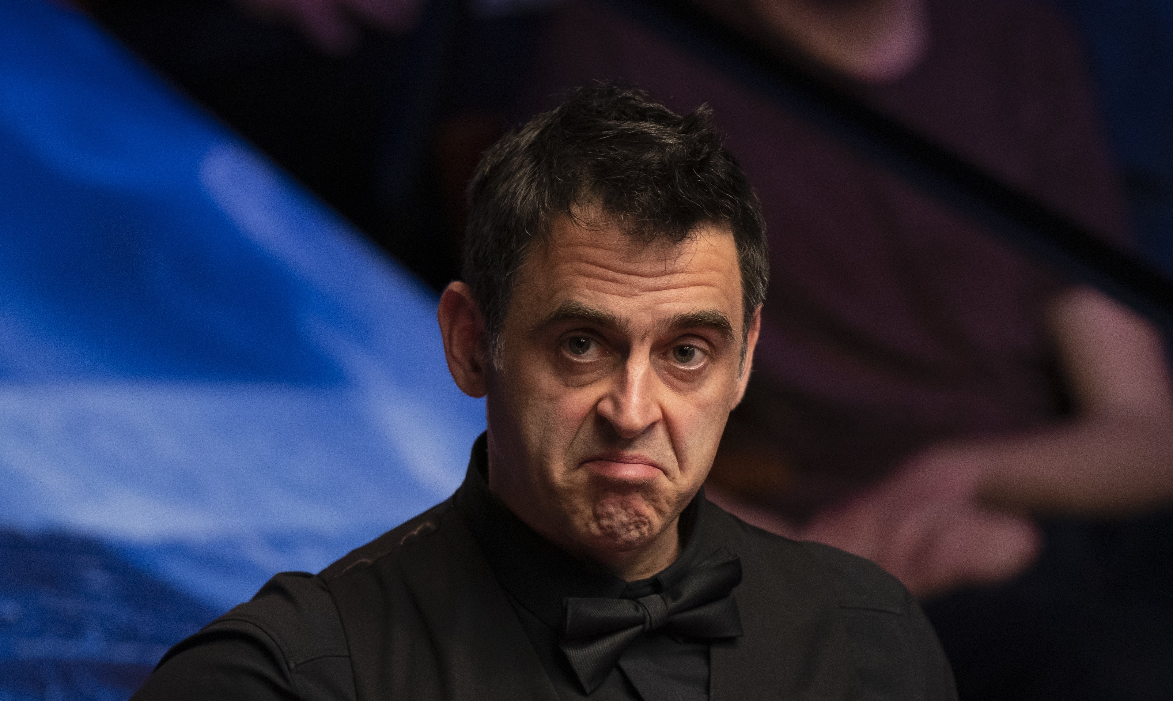 Ronnie O’Sullivan made a century as he eased past Stephen Maguire (Martin Rickett/PA)