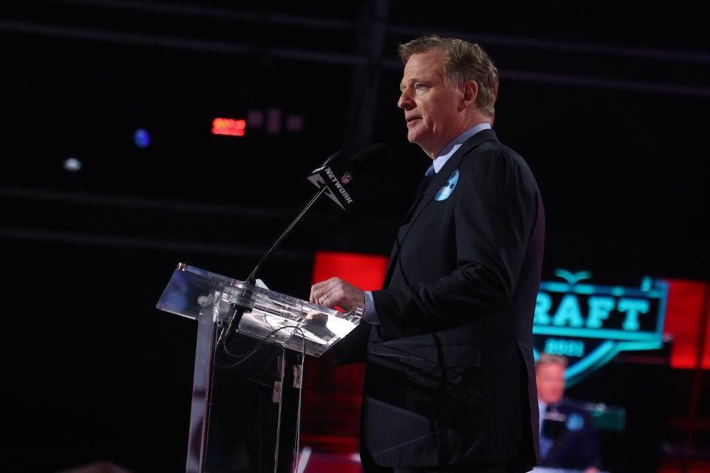 NFL commissioner Roger Goodell will reveal Jacksonville’s selection