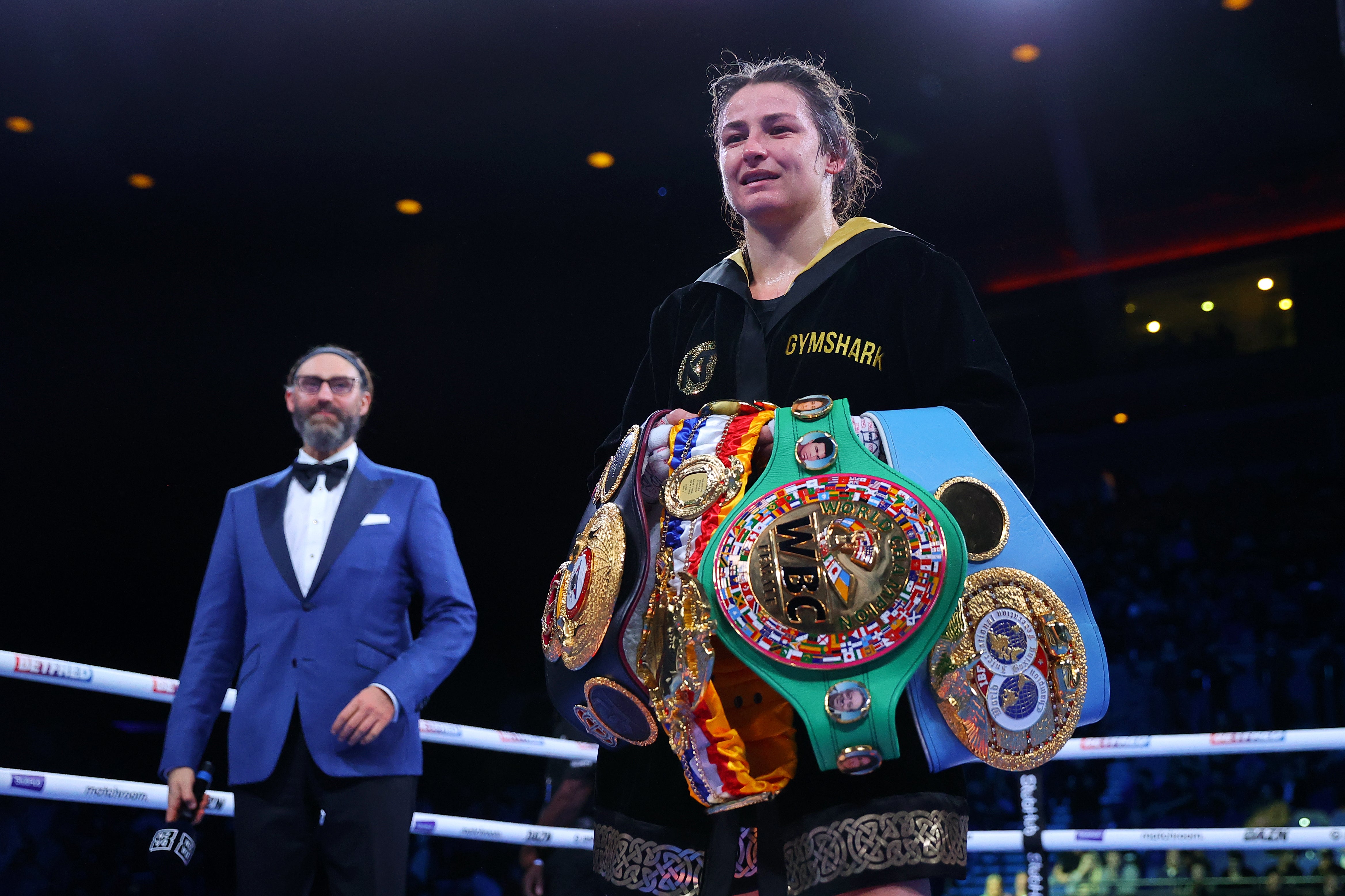 Taylor retained her lightweight titles against Firuza Sharipova last time out