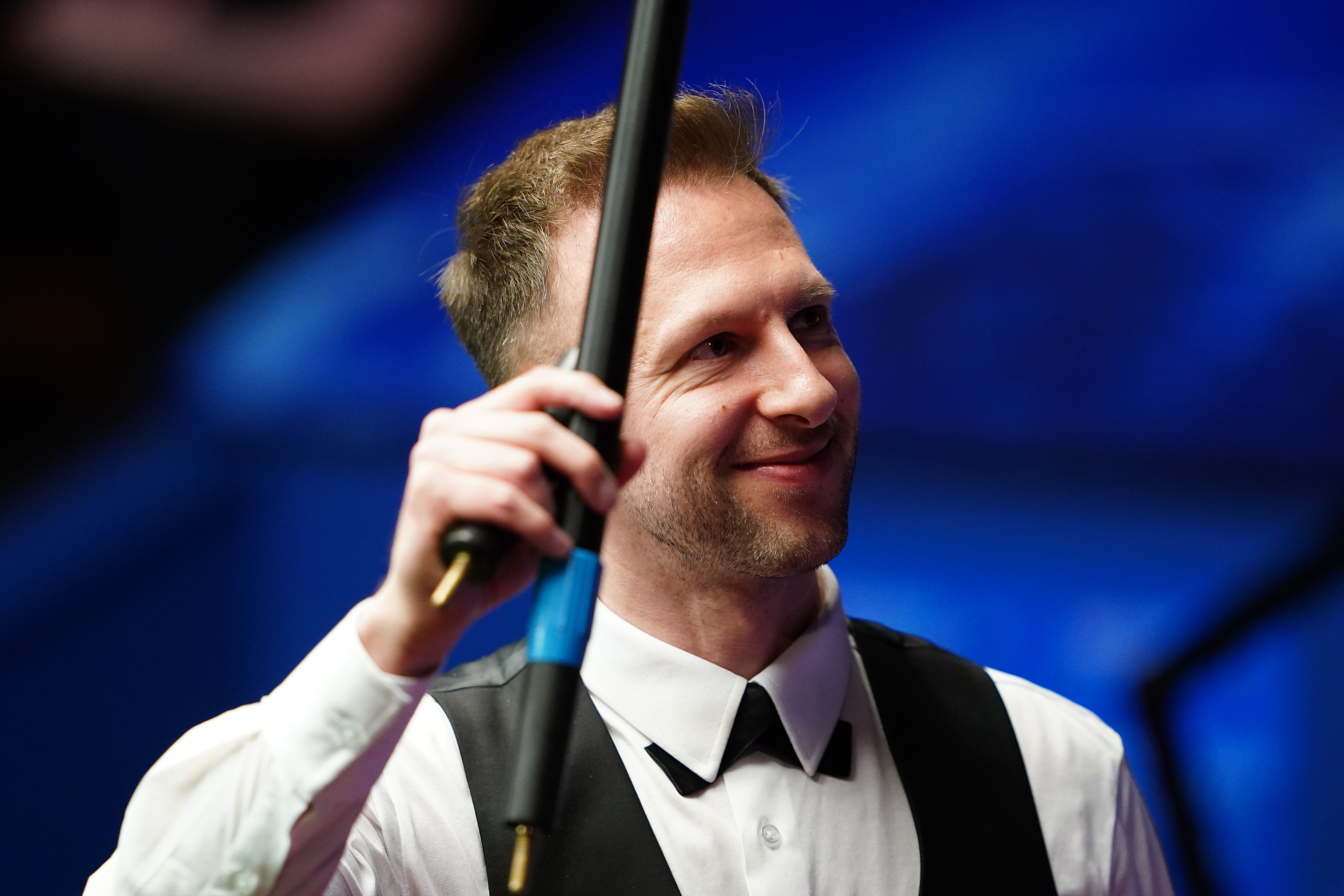 Judd Trump had a laugh in Sheffield (Zac Goodwin/PA)