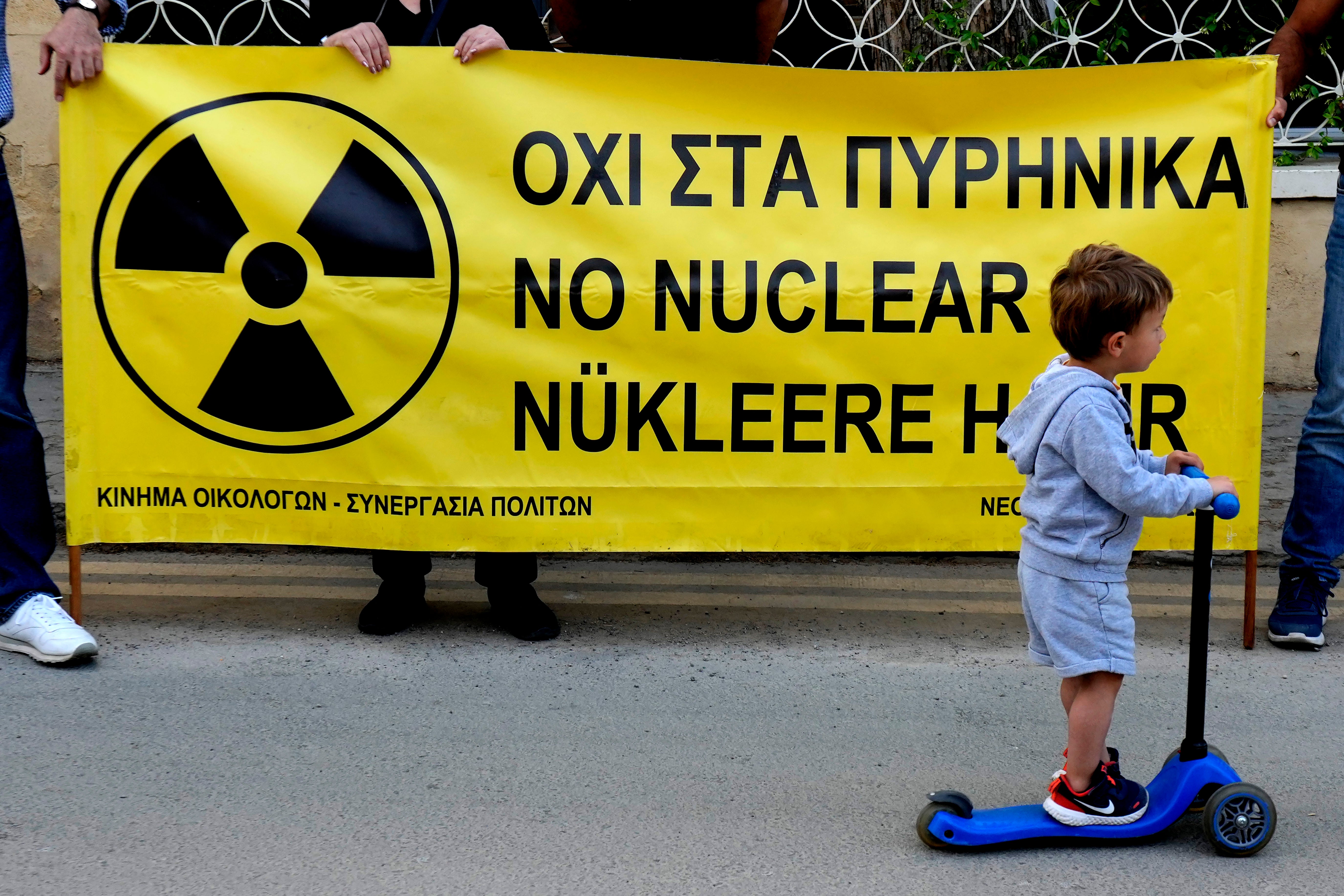Cyprus Nuclear Protest