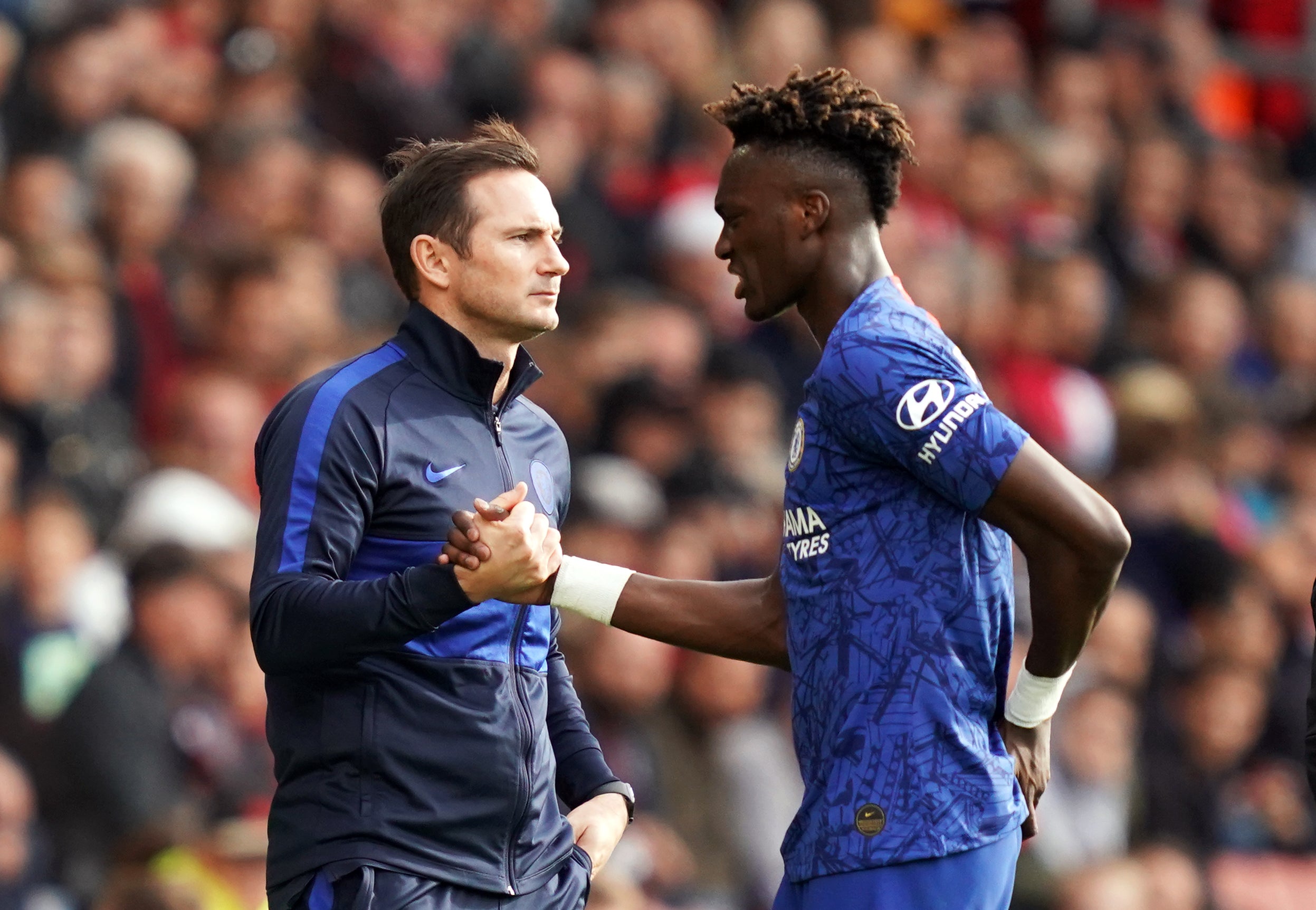 Abraham spoke highly of Frank Lampard (John Walton/PA)