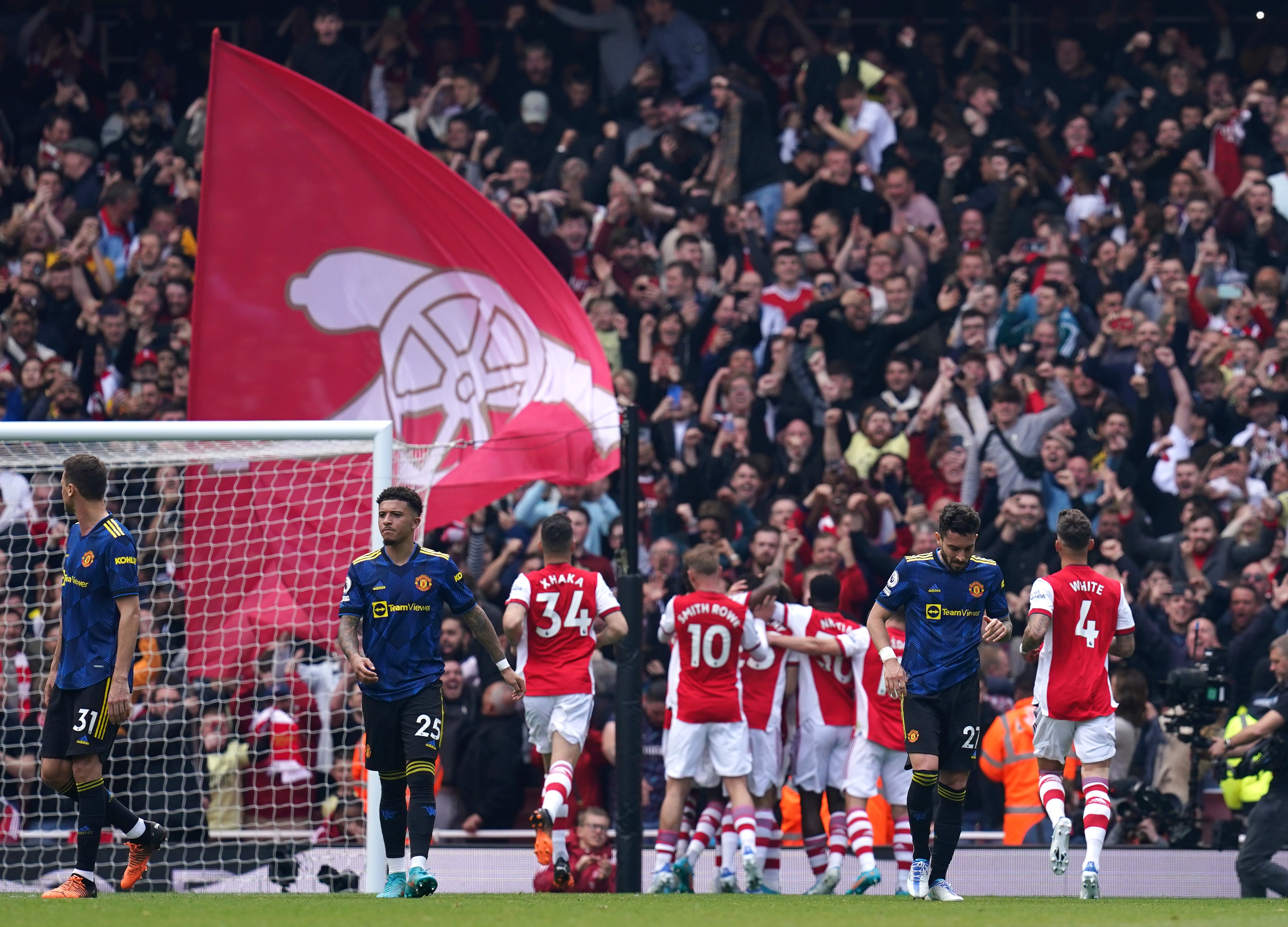 Manchester United lost 3-1 at Arsenal last weekend (John Walton/PA).