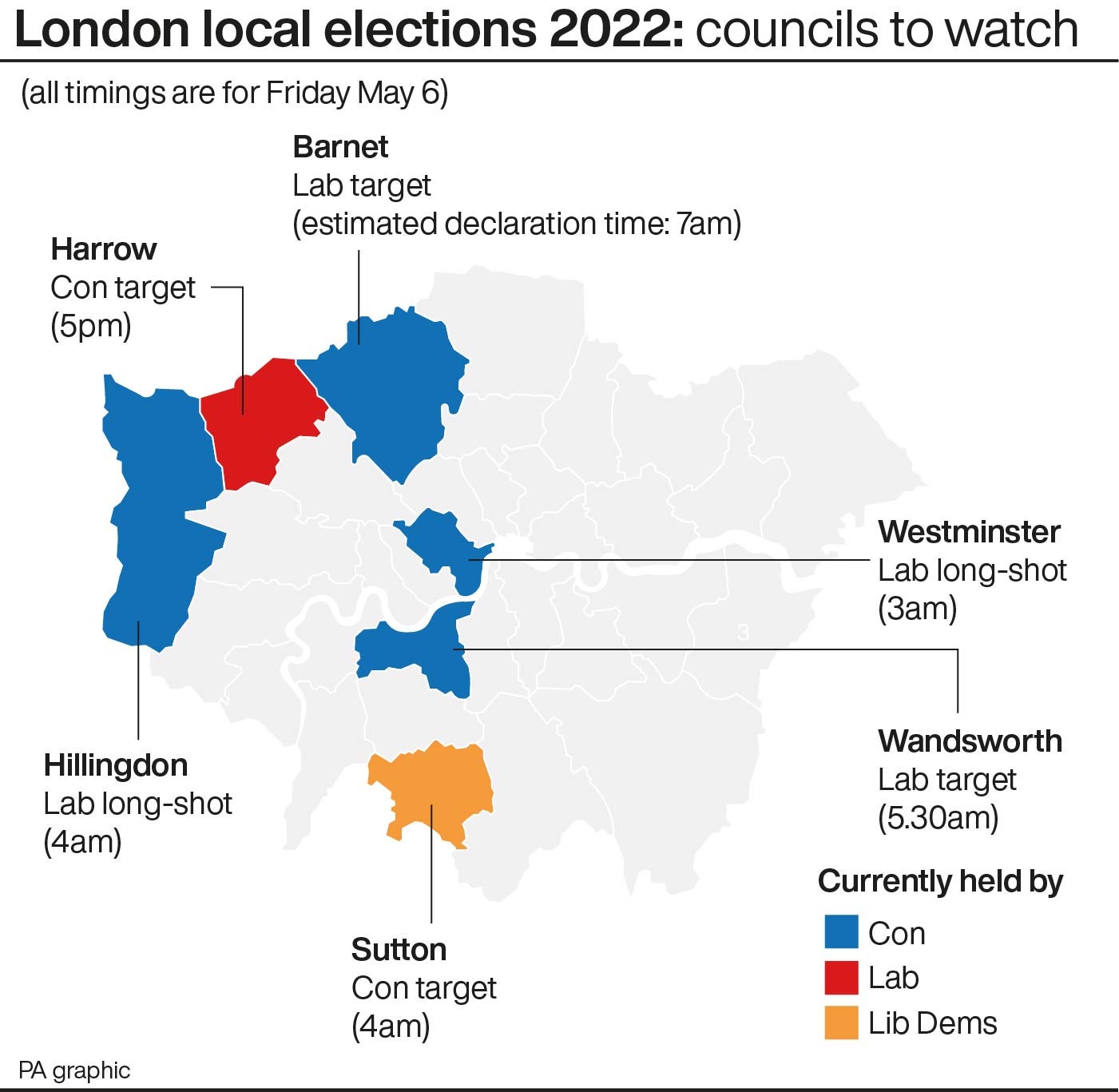 London local elections 2022