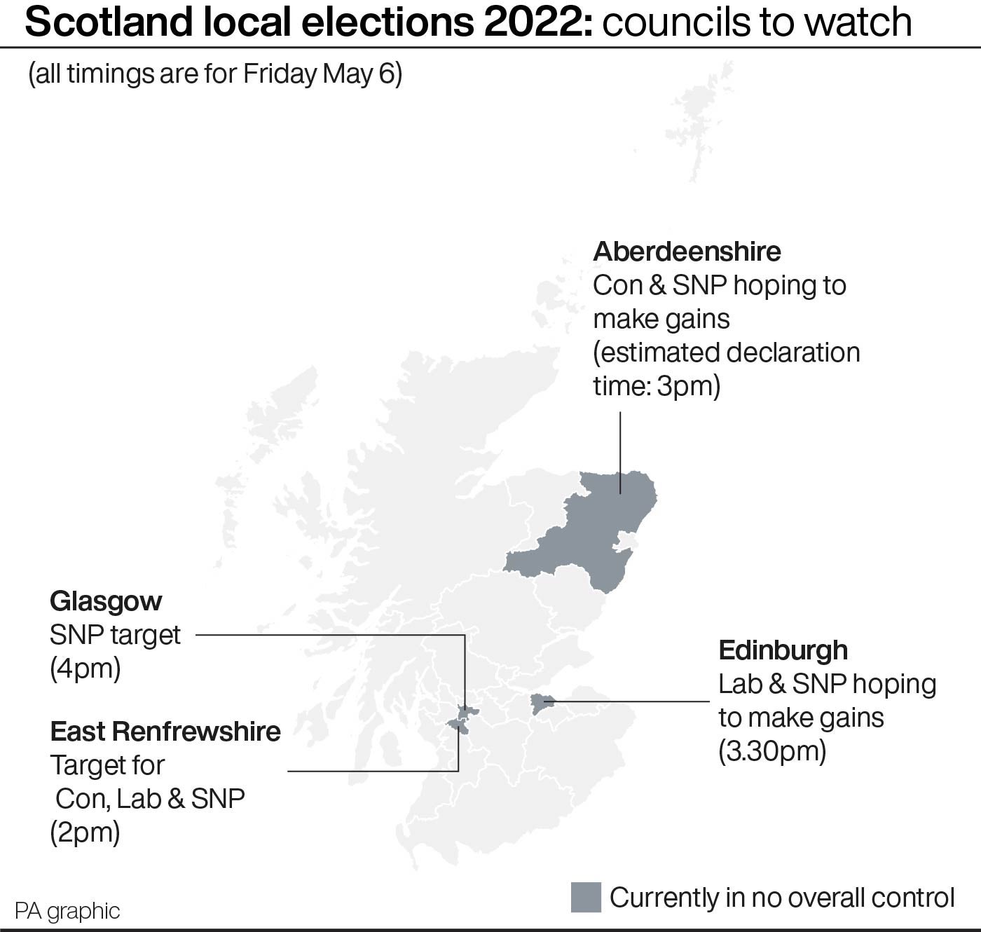 Scotland local elections: councils to watch 2022