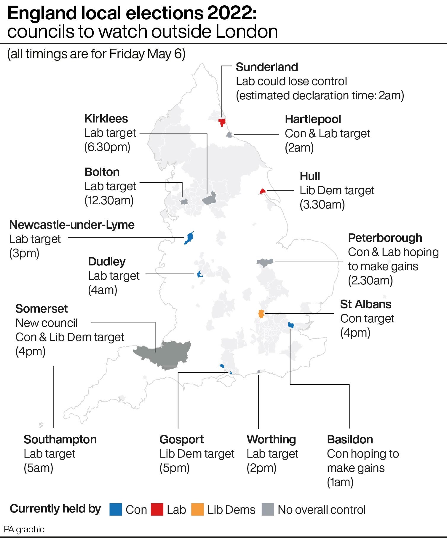 A total of 200 local authorities across Britain are holding elections on Thursday 5 May