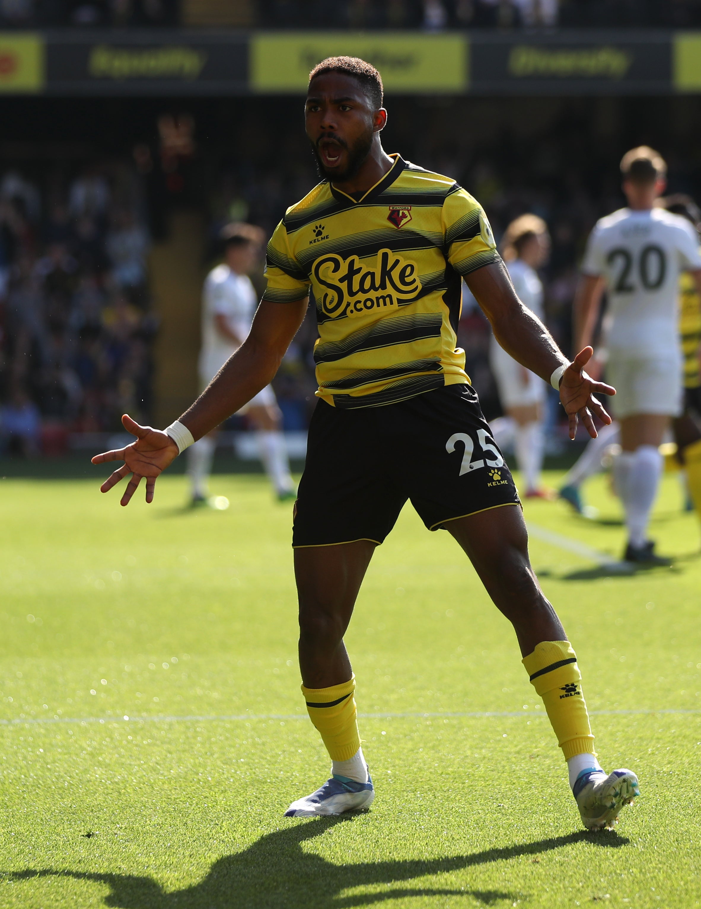 Watford striker Emmanuel Dennis (Bradley Collyer/PA)