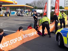  Just Stop Oil protests: 35 arrested over sabotage of M25 petrol stations