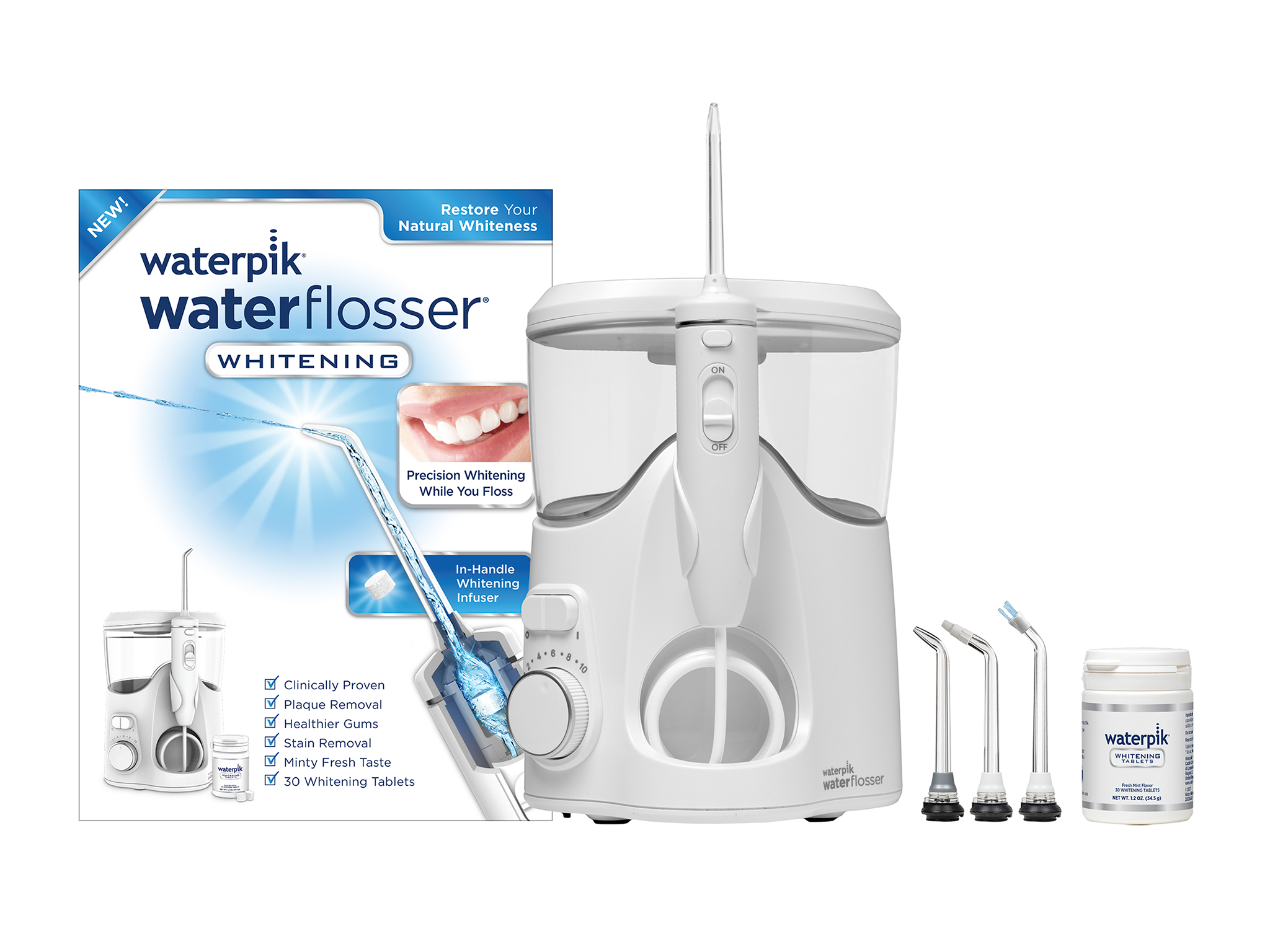 whitening water flosser