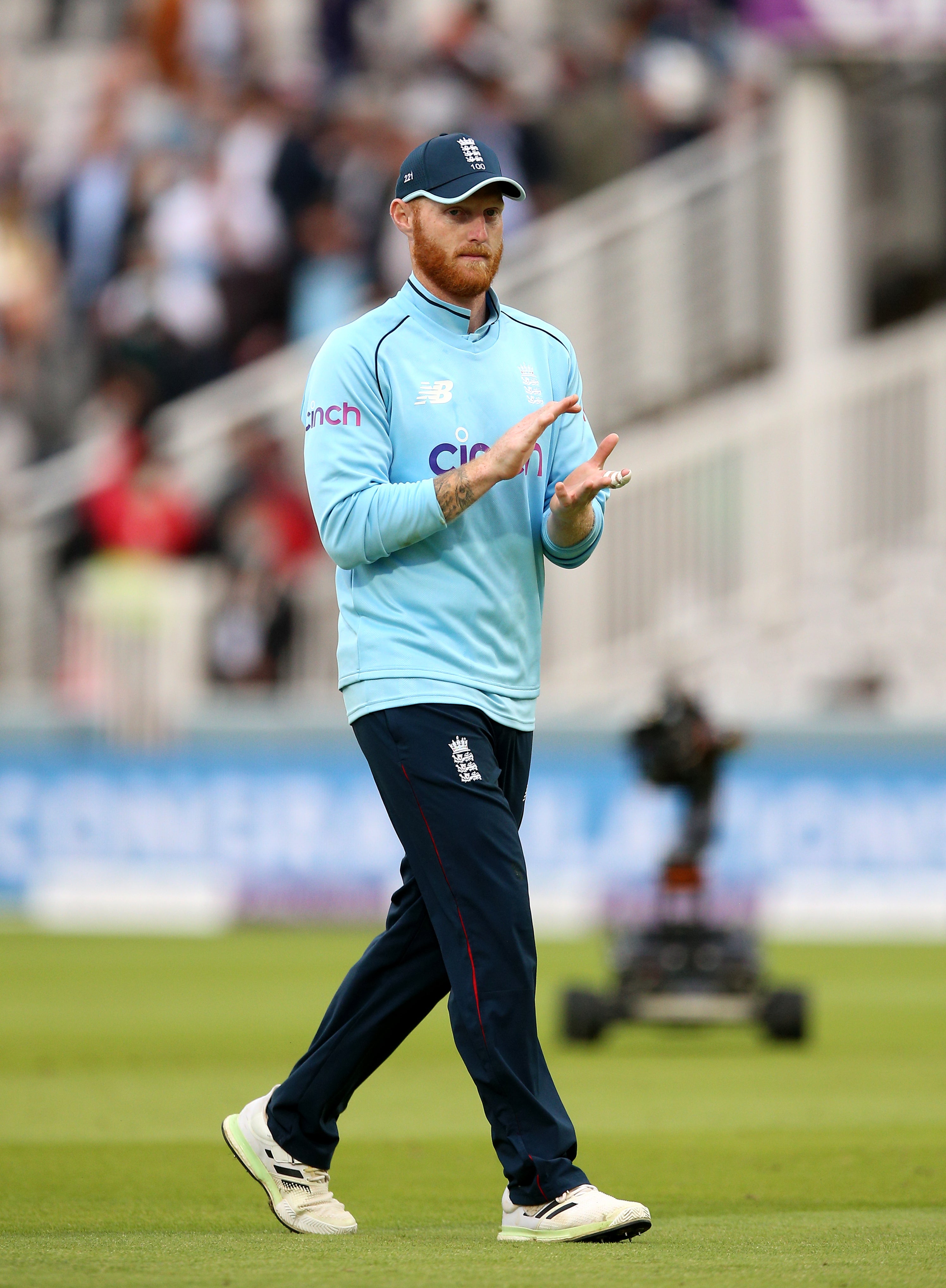 Stokes captained England’s ODI team against Pakistan in 2021 (Nigel French/PA)