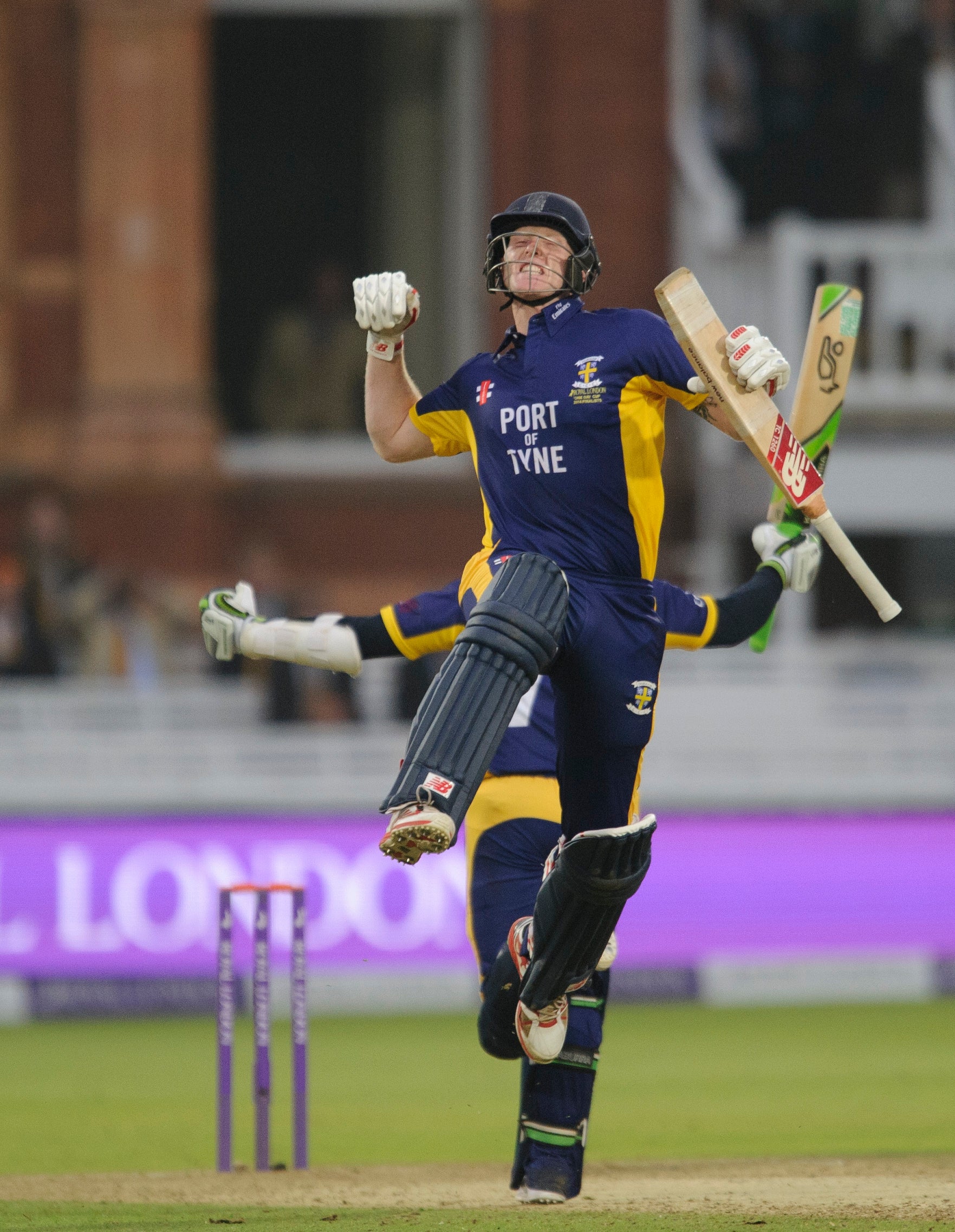 The all-rounder was player of the match as Durham won the 2014 Royal London One Day Cup final against Warwickshire at Lord’s (Jon Buckle/PA)