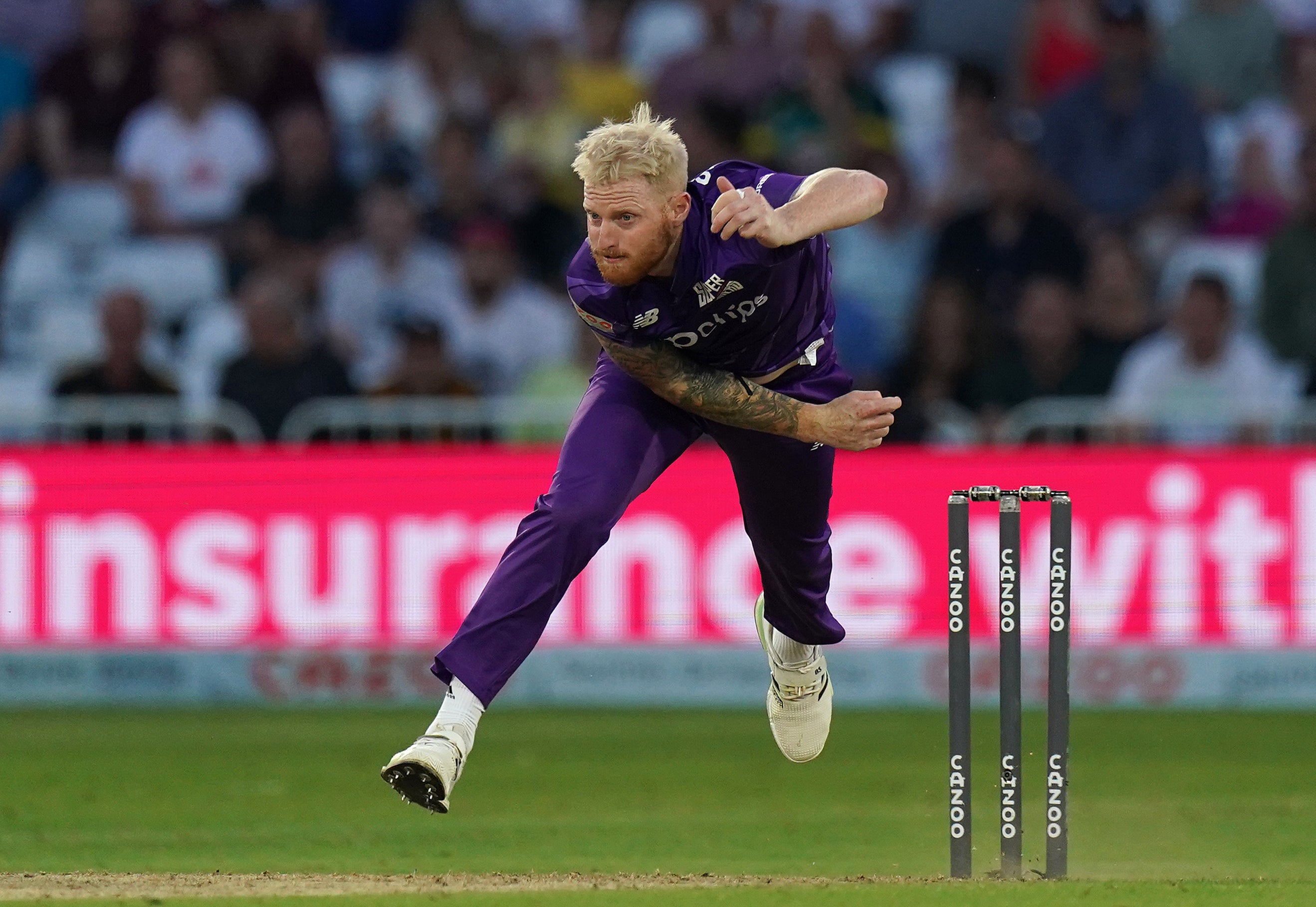 Playing for the Northern Superchargers in the inaugural Hundred competition (Tim Goode/PA)