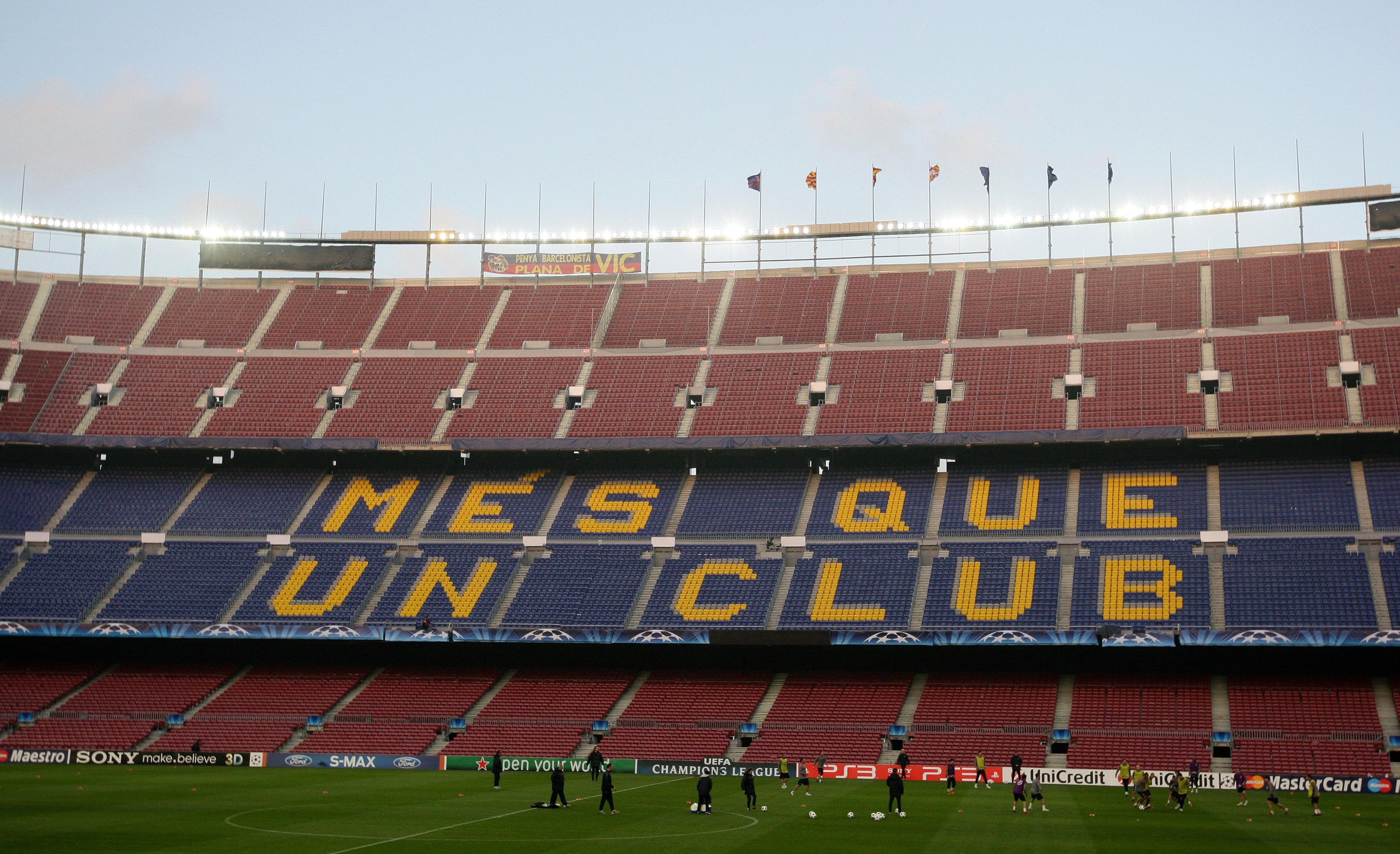 Barcelona’s Nou Camp Stadium is being redeveloped (Dave Thompson/PA)