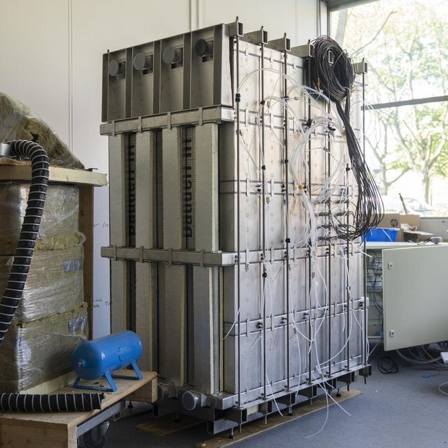 The prototype of the thermal battery developed by Eindhoven University of Technology