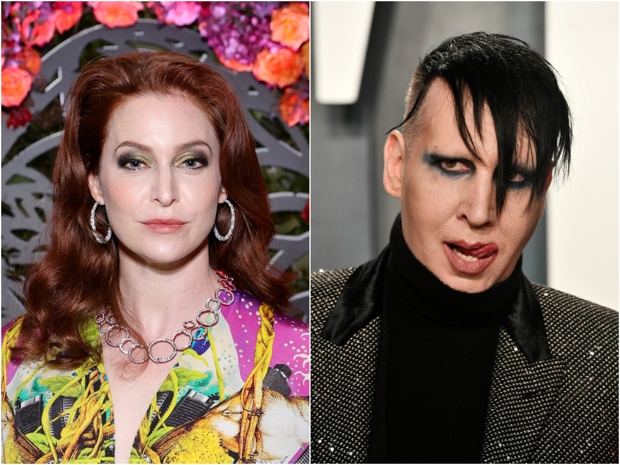 Esme Bianco and Marilyn Manson