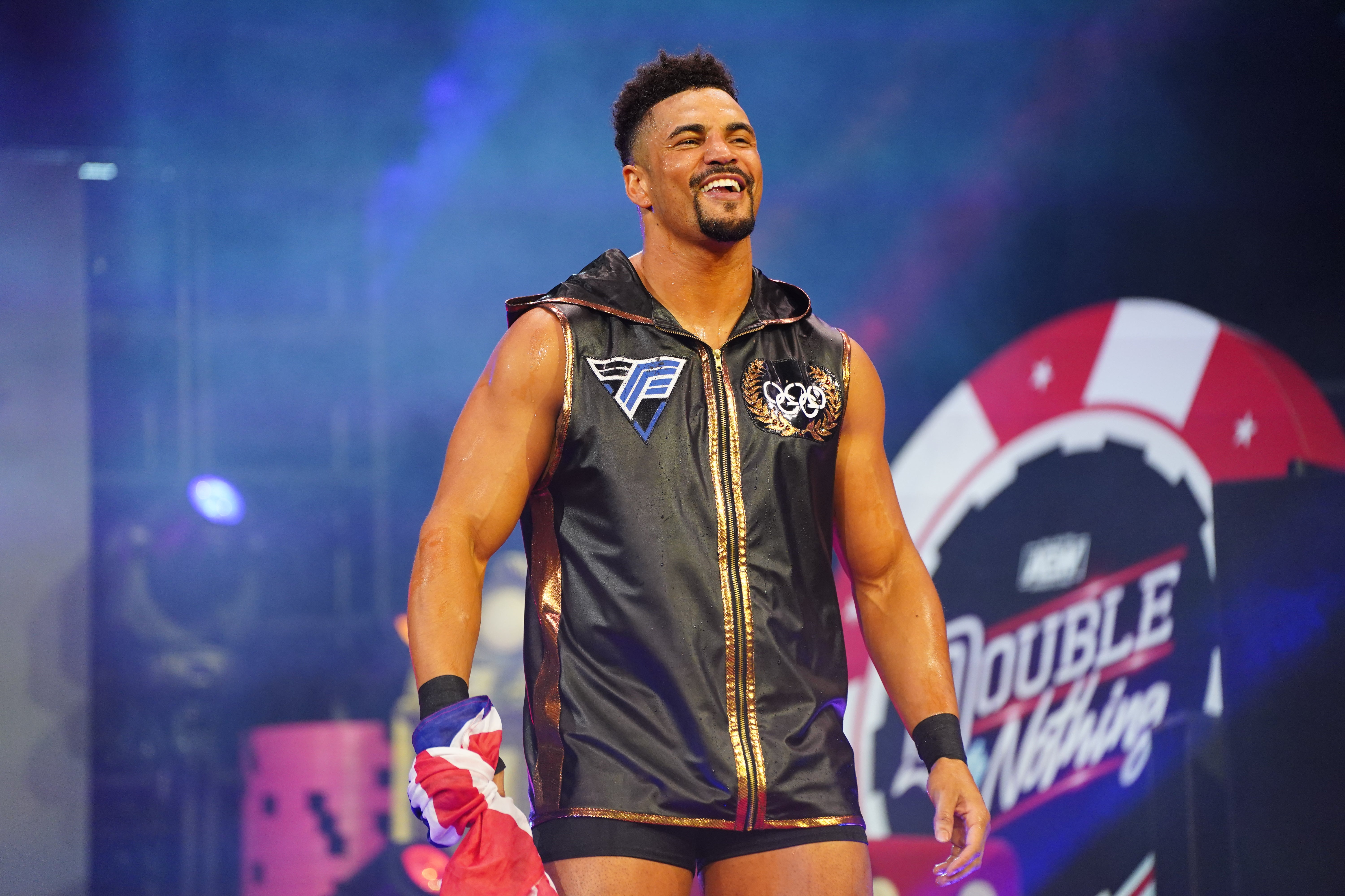 Anthony Ogogo has made the transition from boxing to professional wrestling (AEW Media)