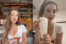 Hooters waitress reveals how much she earns in tips: ‘That’s it, I’m applying’