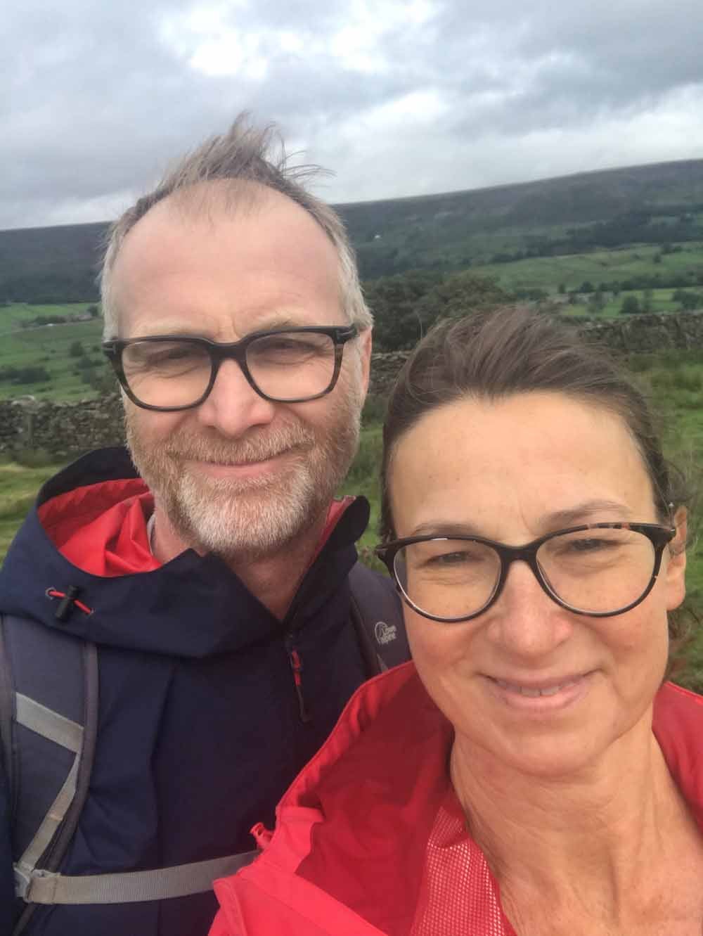 Nicky Higgs and her husband Simon (Collect/PA Real Life).