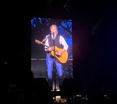 ‘They said get back, we got back. It feels cool’: Sir Paul McCartney duets with John Lennon during historic Spokane show