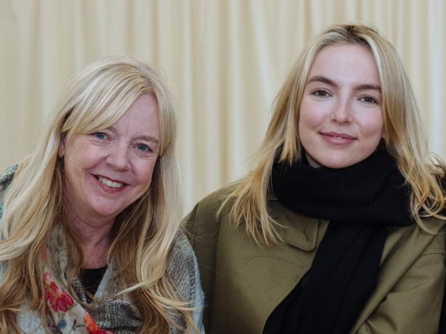 <p>Suzie Miller with Prima Facie’s star Jodie Comer</p>