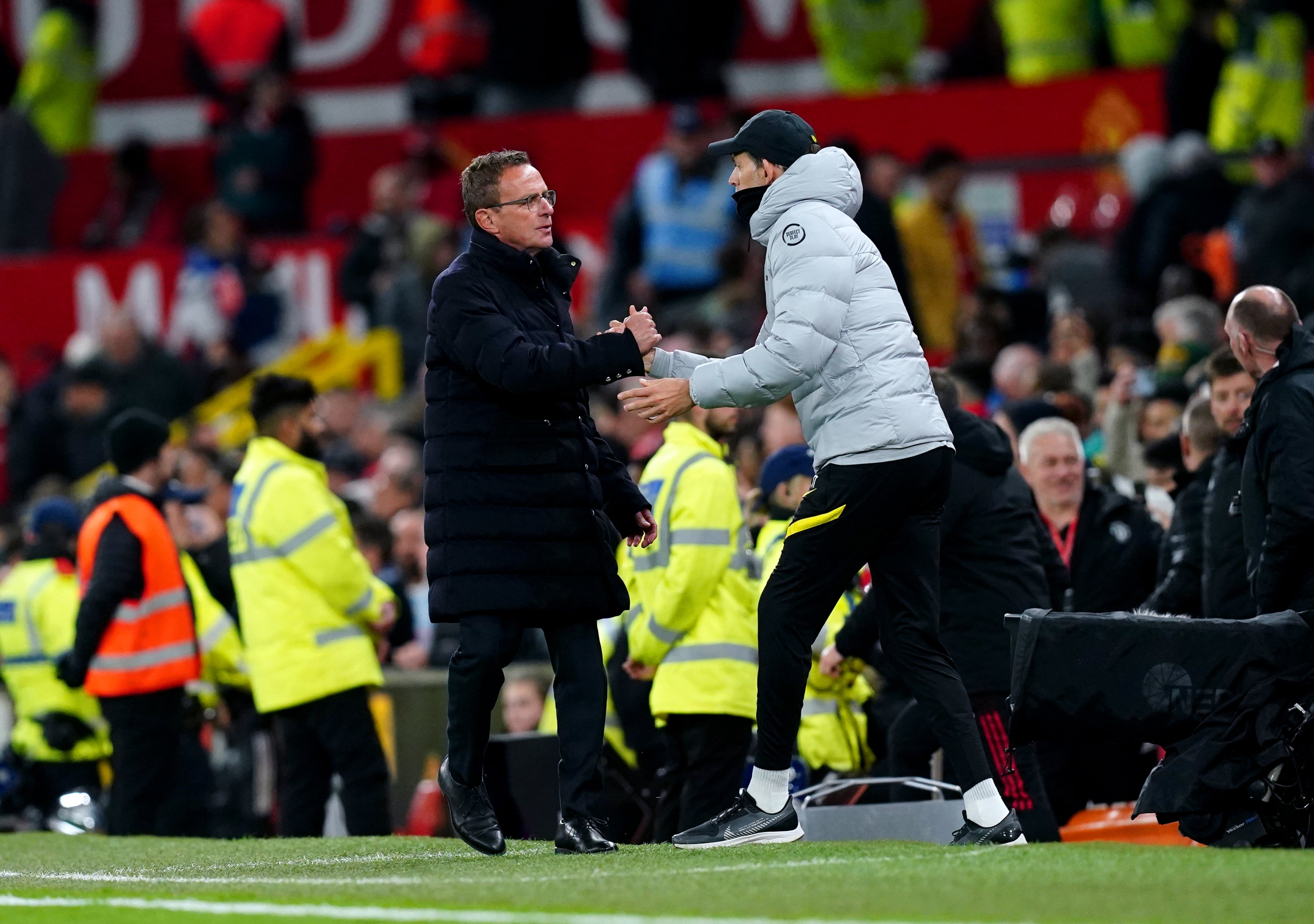 Ralf Rangnick oversaw a 1-1 draw with Chelsea on Thursday (Martin Rickett/PA)