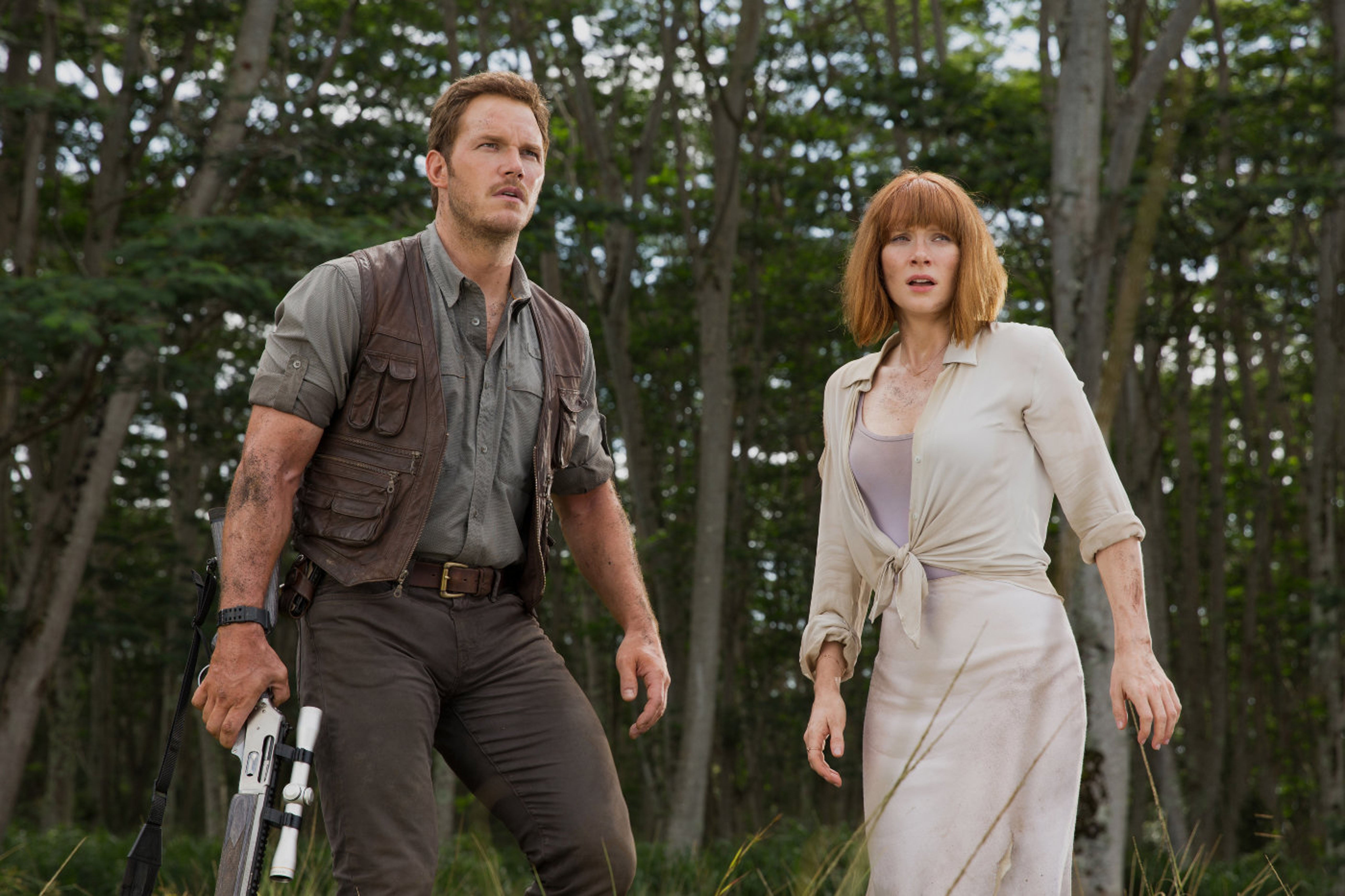 Chris Pratt and Bryce Dallas Howard