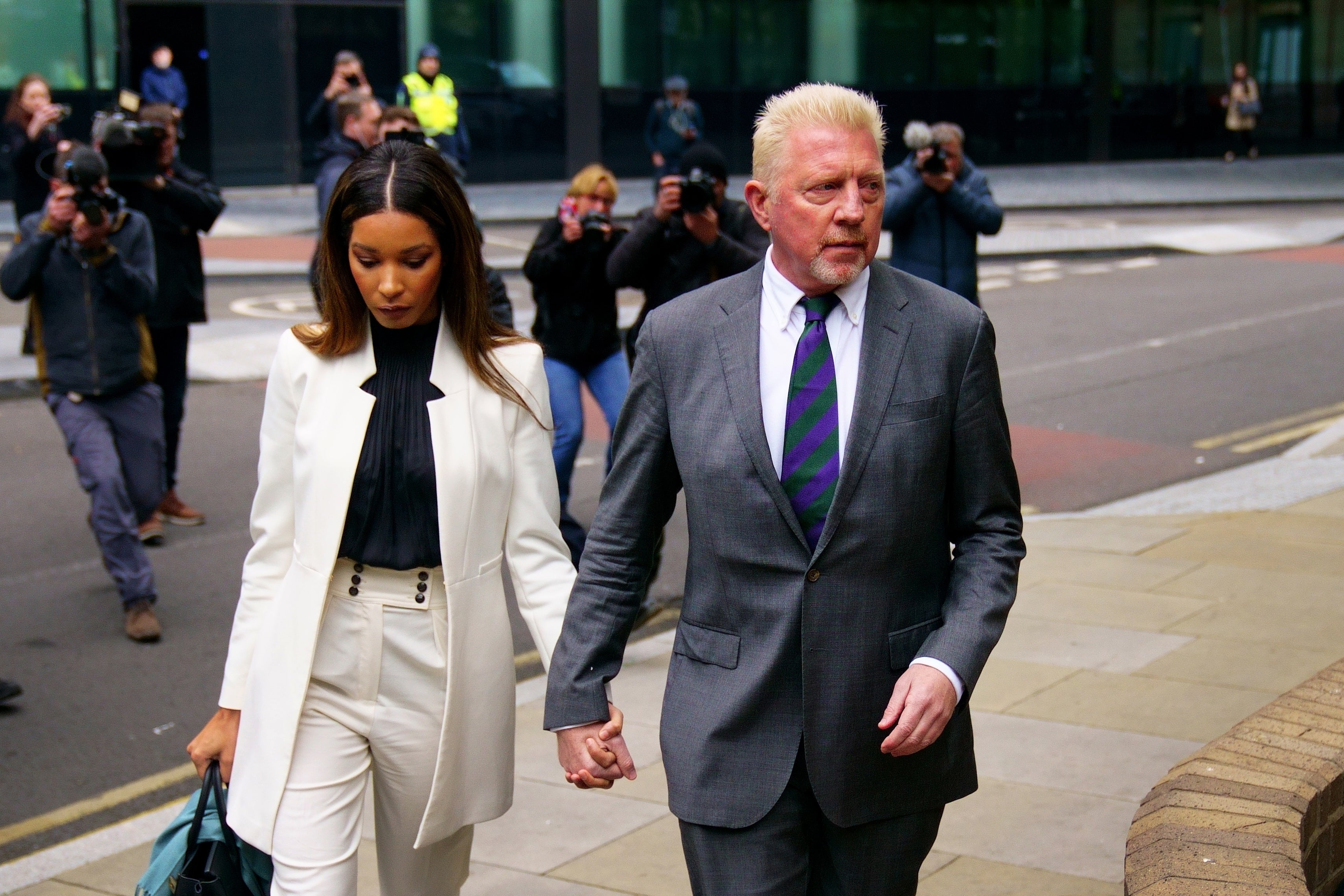 Three-time Wimbledon champion Boris Becker has been sentenced (Victoria Jones/PA)