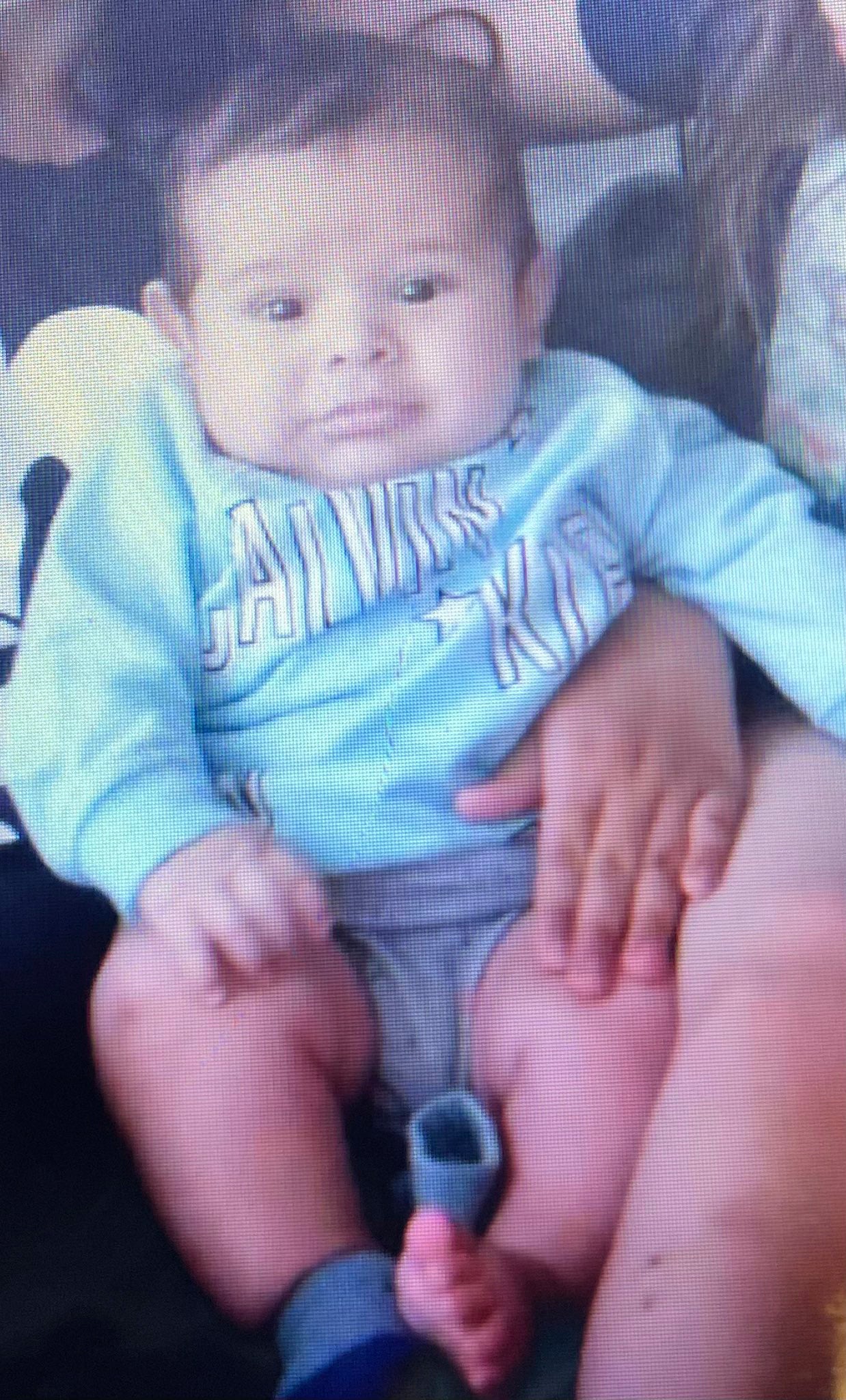 This photo released Monday, April 25, 2022, by the San Jose Police Department shows 3-month old Brandon Cuellar