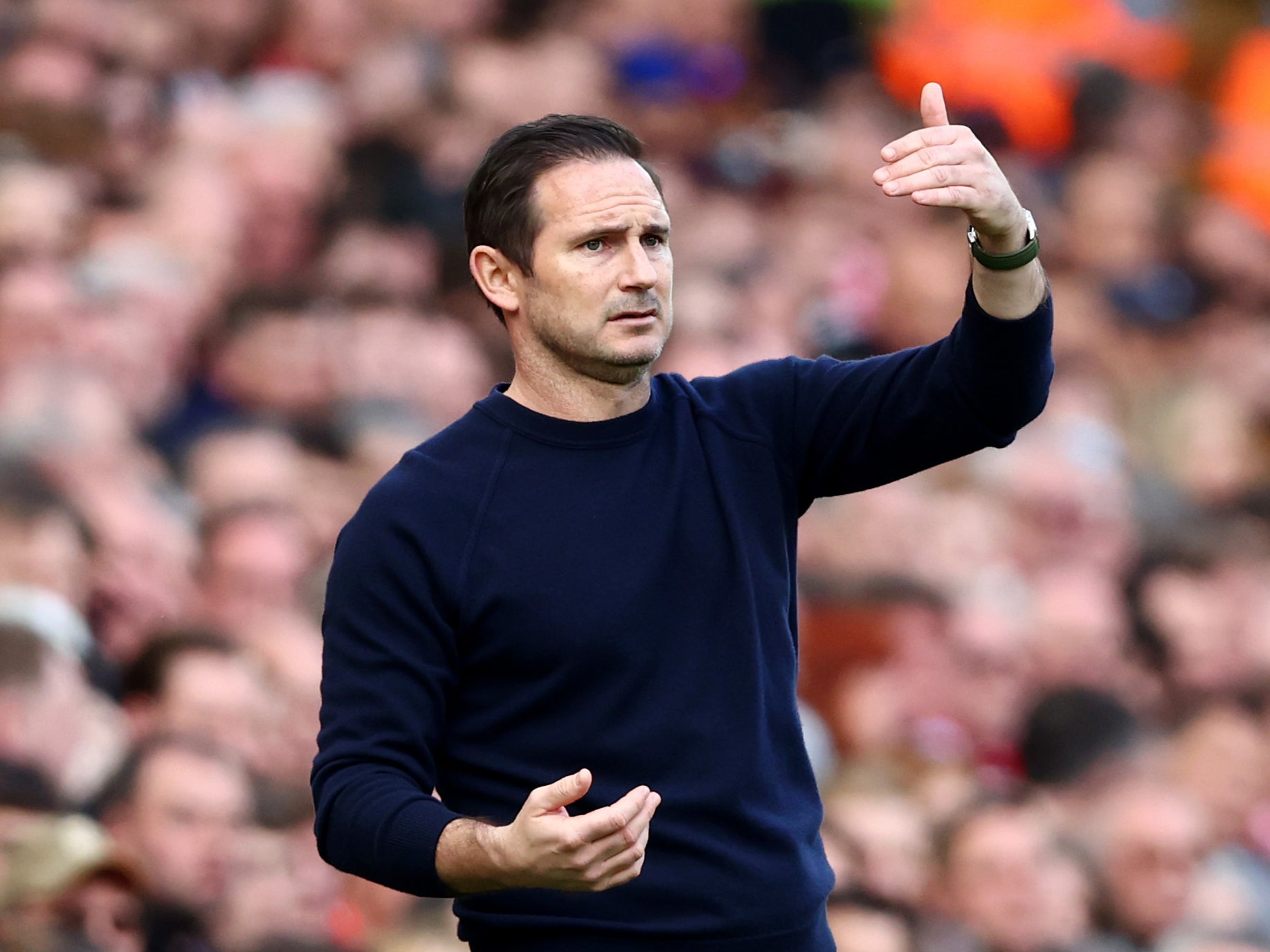 Frank Lampard joined Everton in January, marking his third coaching job