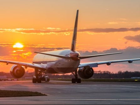 Sunny skies? Aircraft at Heathrow airport