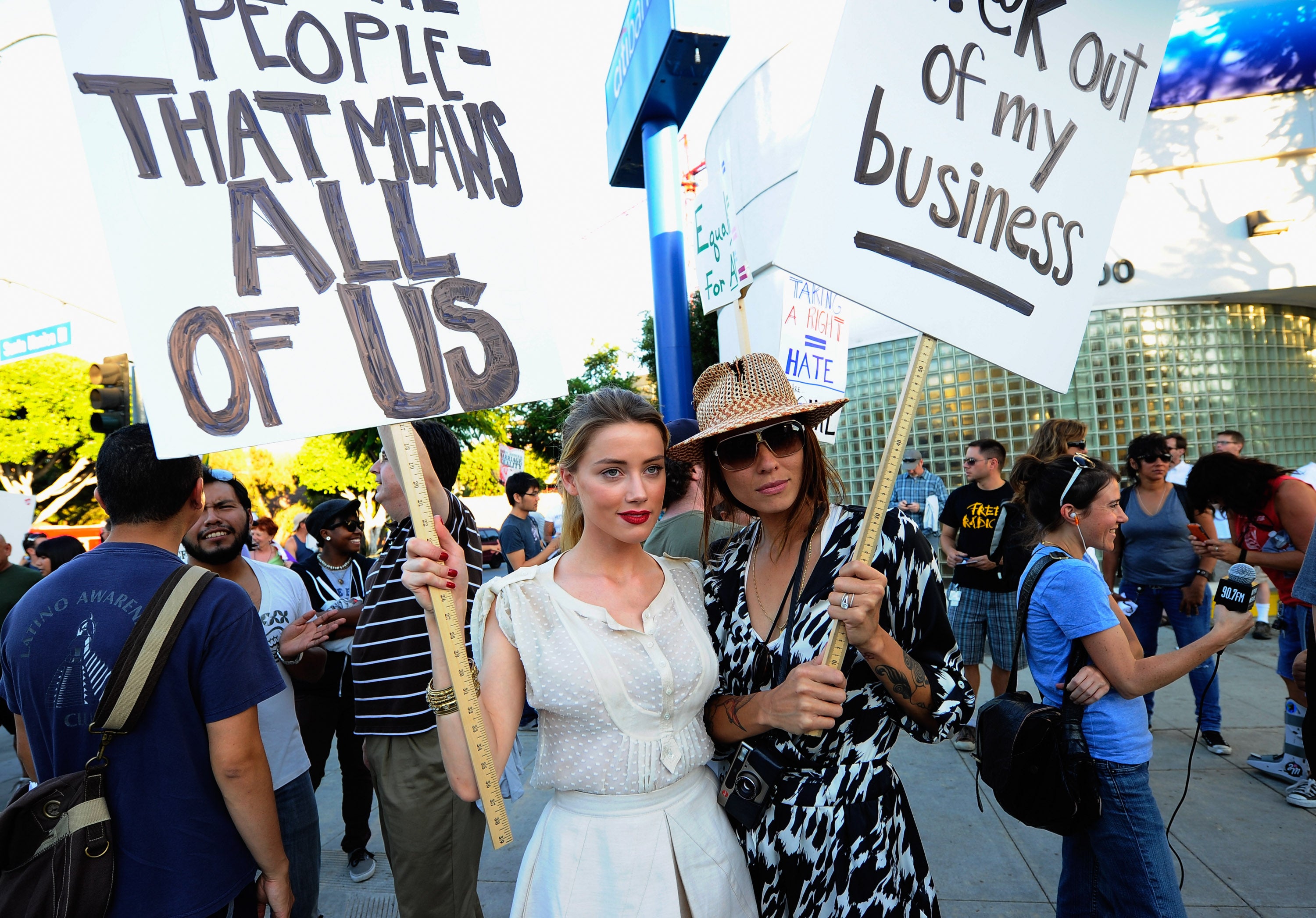 Amber Heard and ex-girlfriend Tasya van Ree